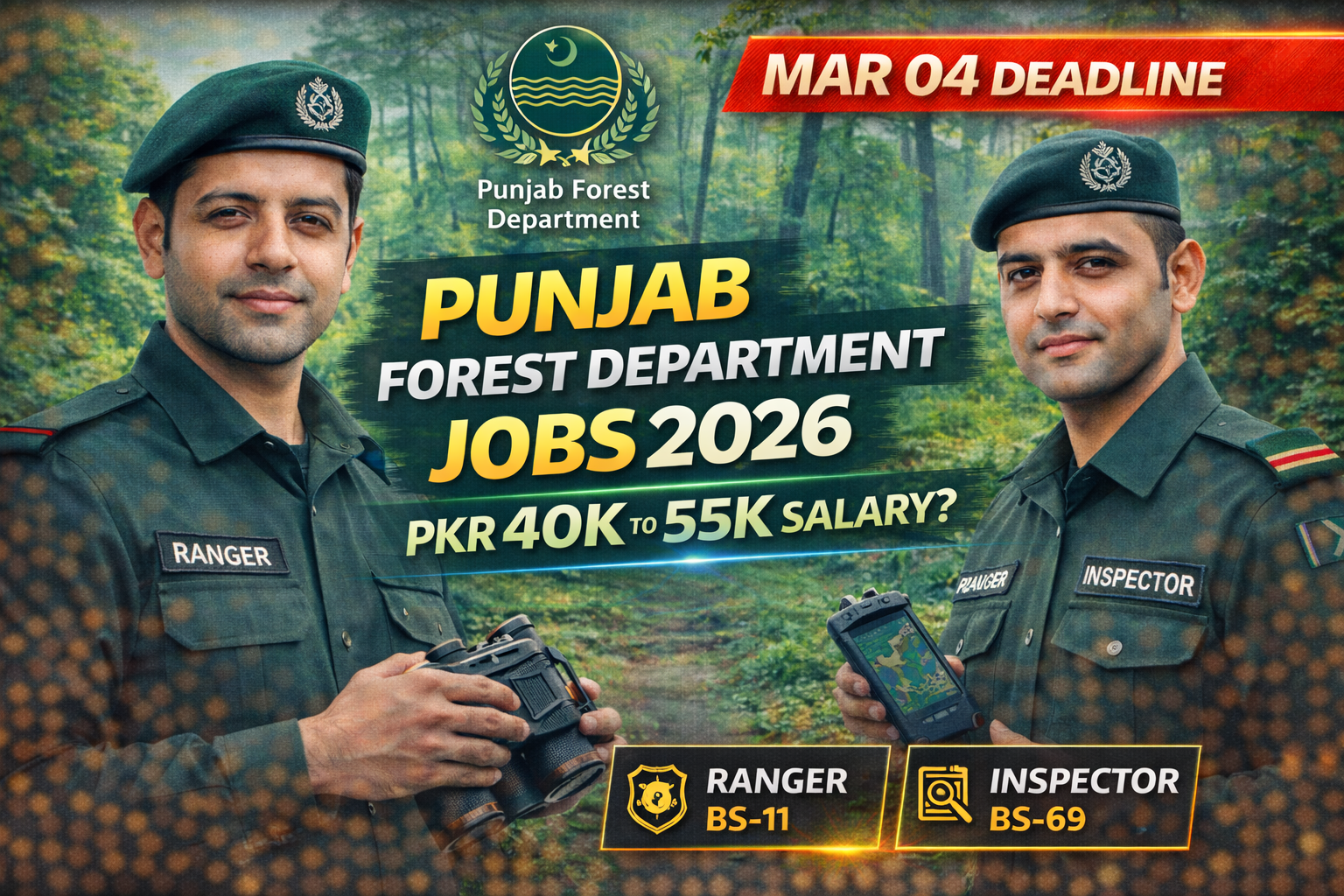 Latest Punjab Forest Department Jobs 2026