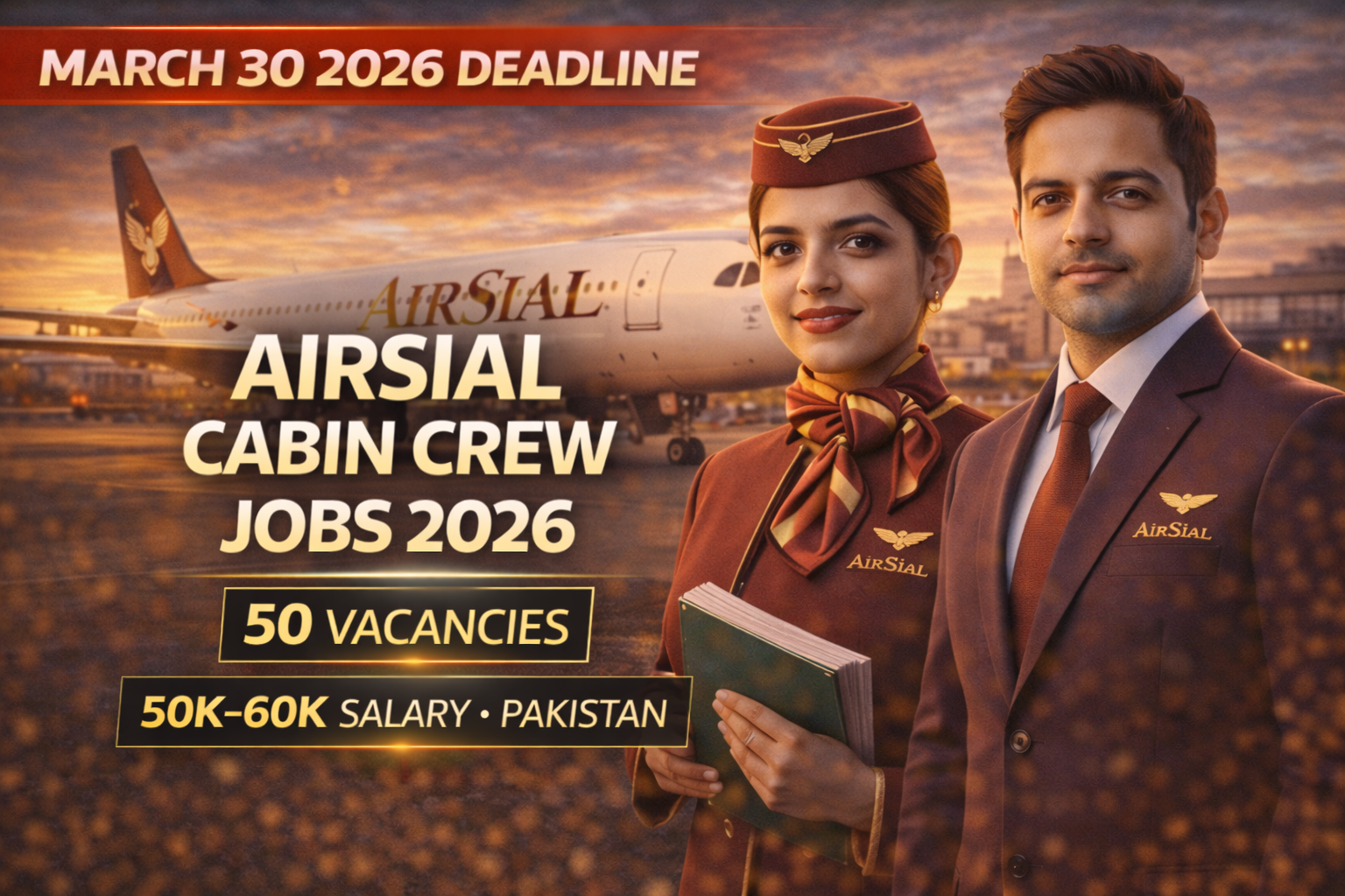 Latest Cabin Crew Jobs At AirSial 2026 Apply Online