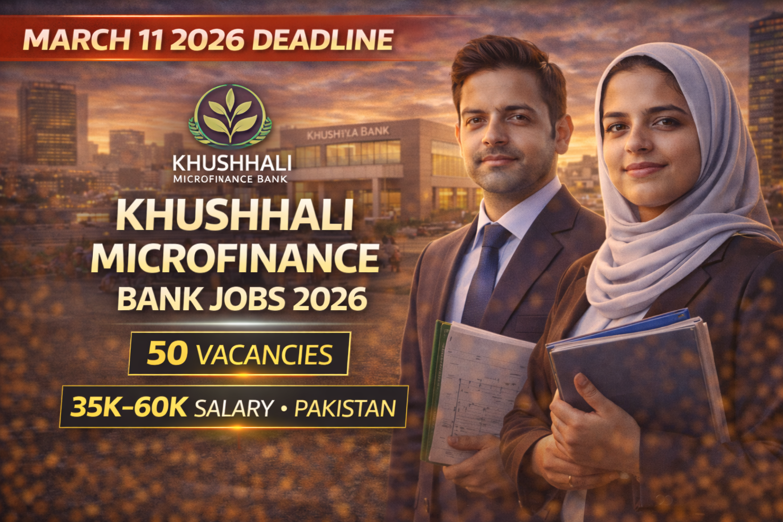 Latest Khushhali Microfinance Bank Jobs 2026