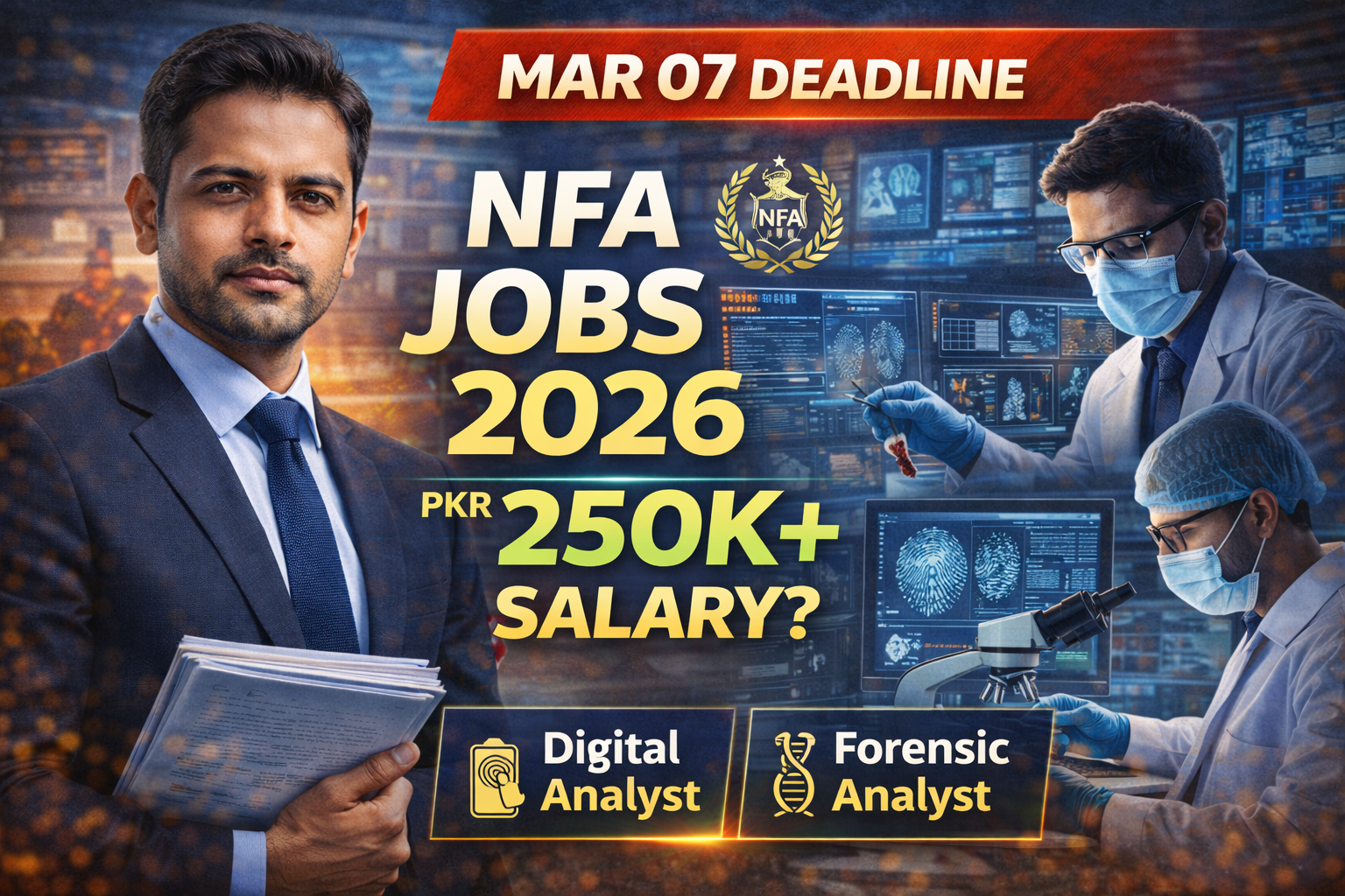 Latest National Forensic Agency (NFA) Jobs 2026