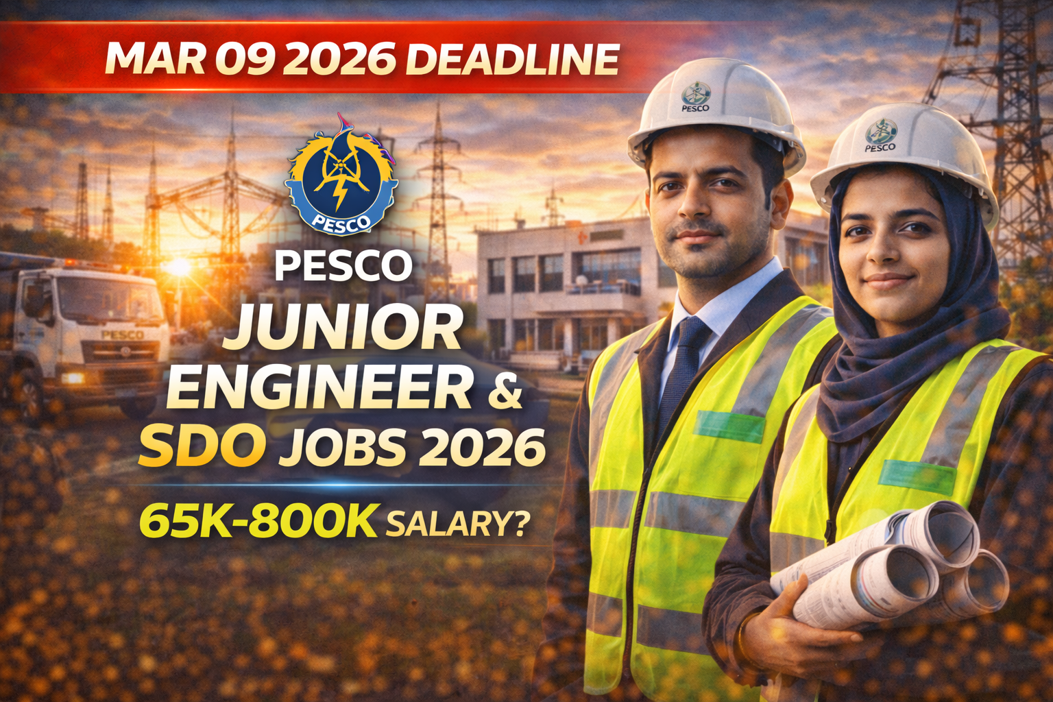 Latest PESCO Junior Engineer & SDO Jobs 2026
