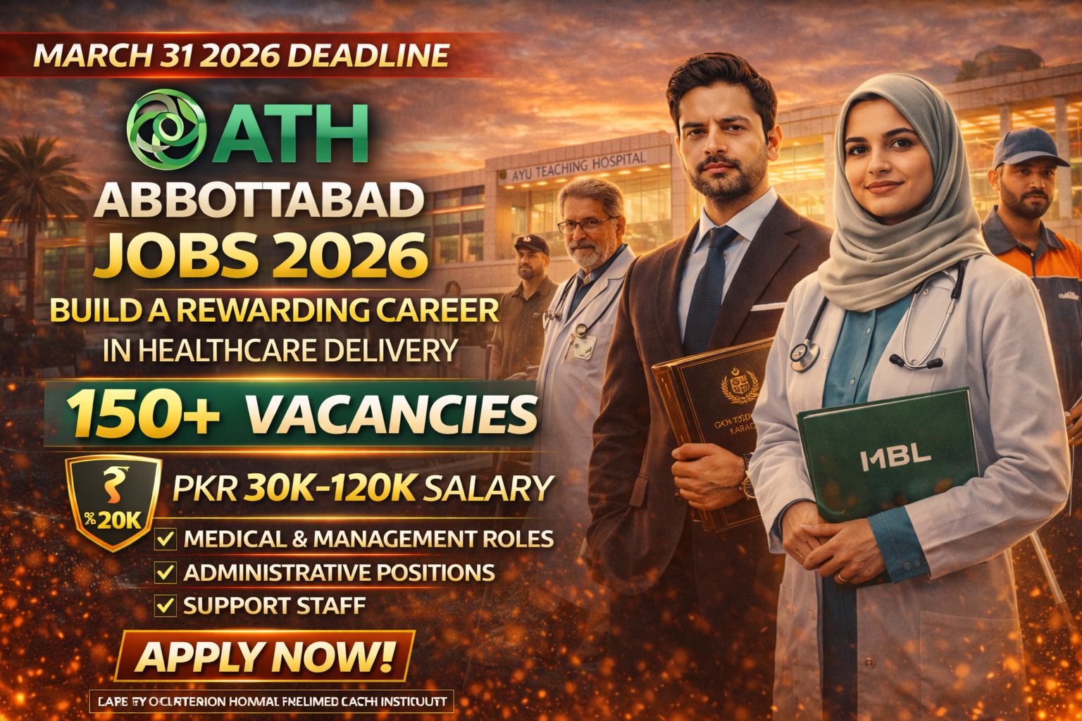 Ayub Teaching Hospital job opportunities 2026