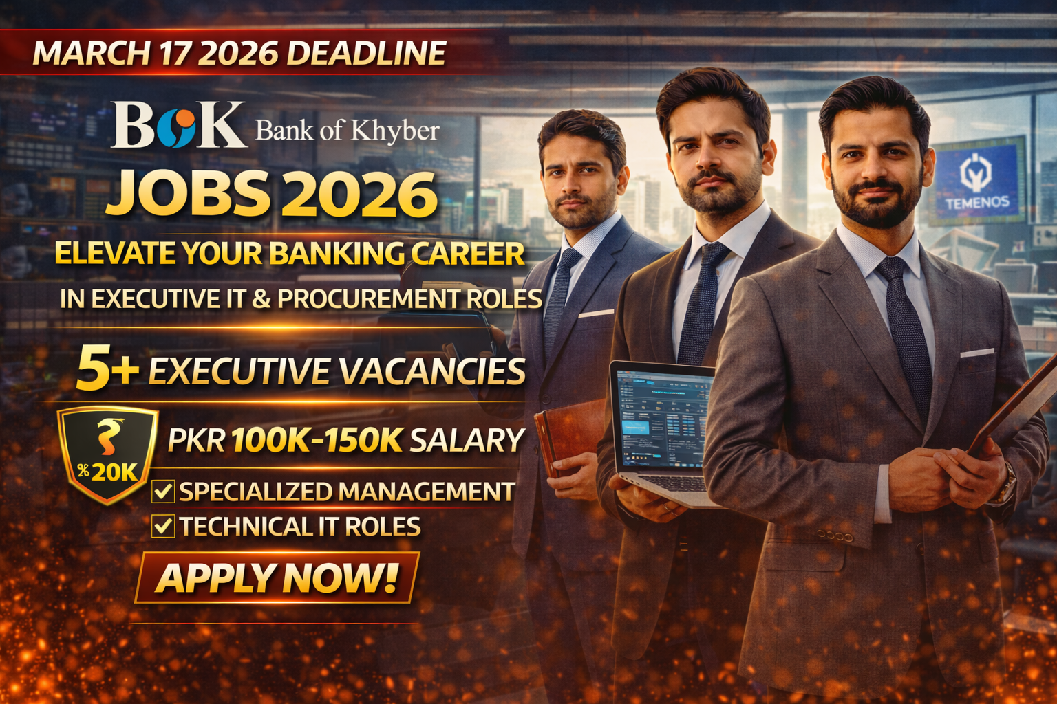 Bank of Khyber job opportunities 2026