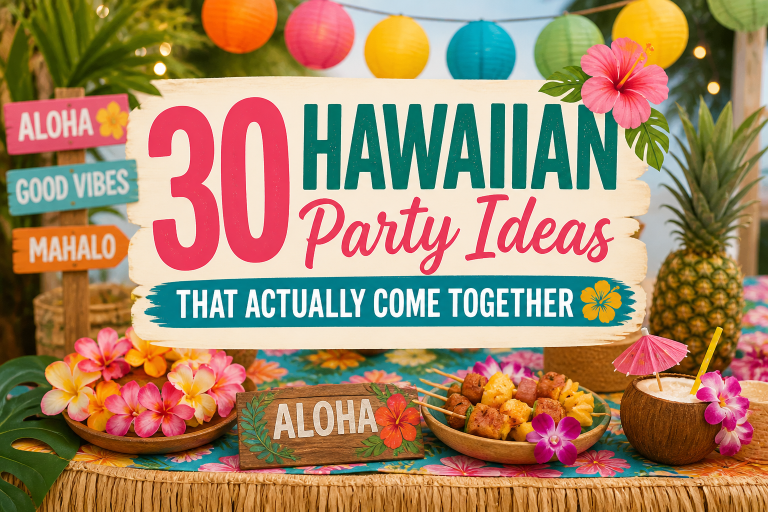 30 Hawaiian Party Ideas That Actually Come Together