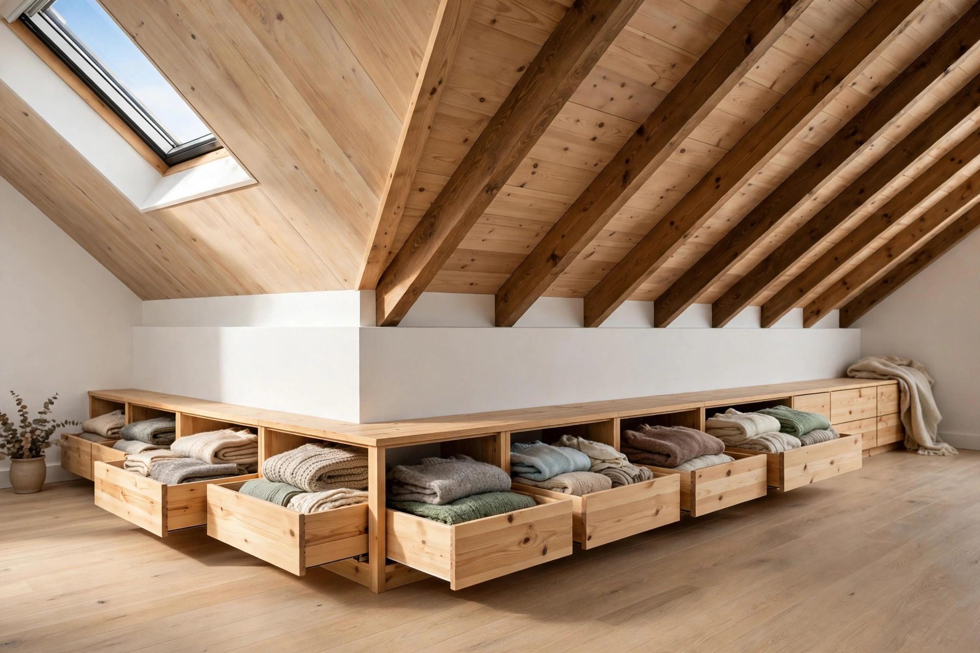Attic Bedroom Wardrobe idea 1