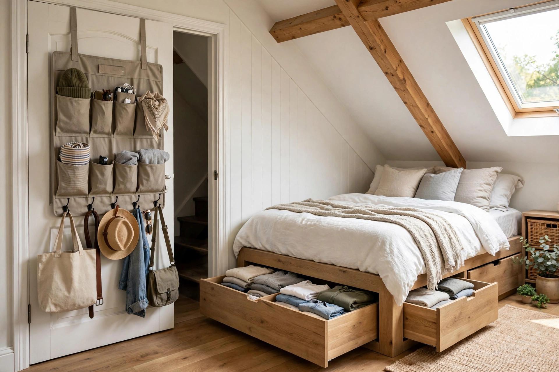Attic Bedroom Wardrobe idea 5