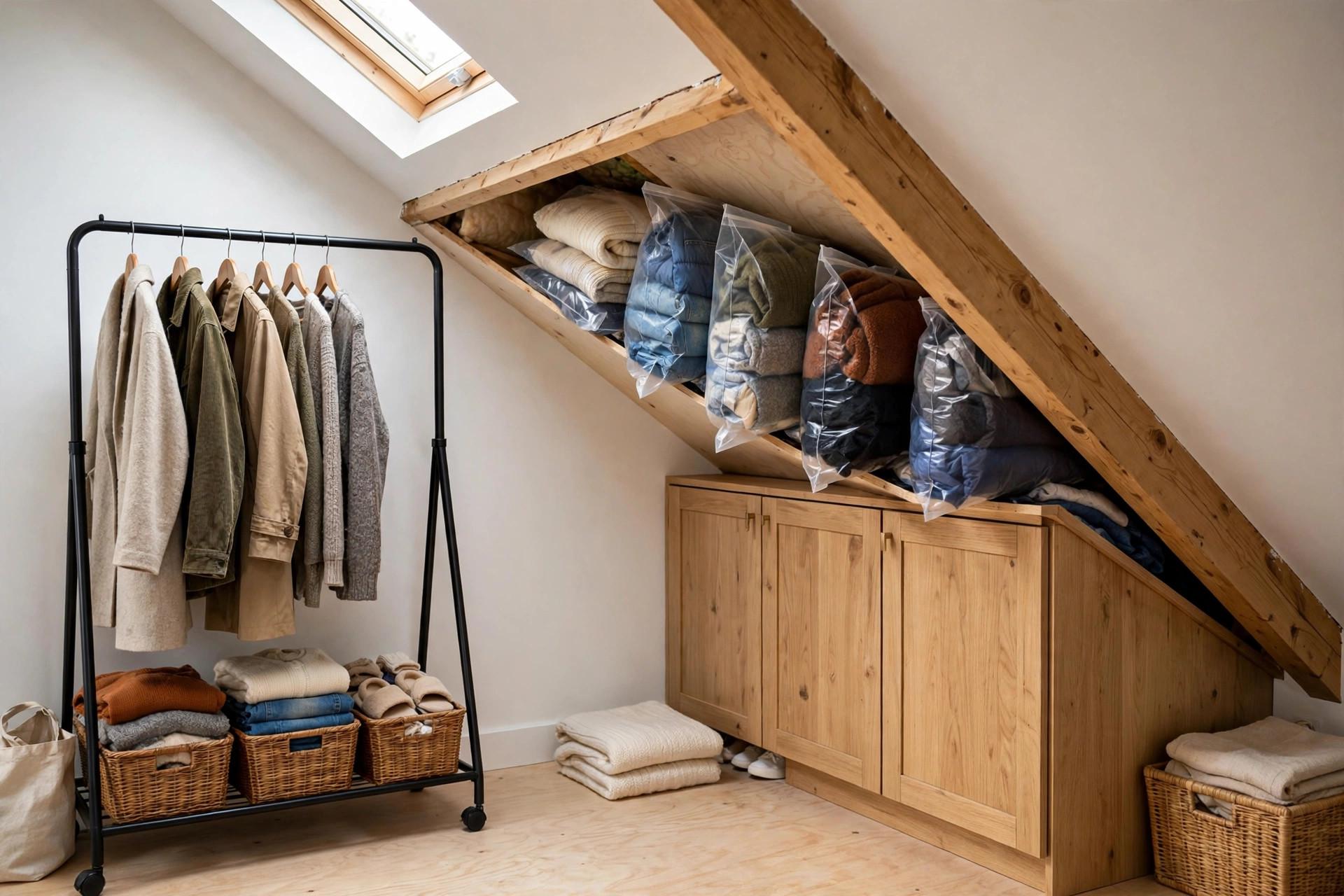 Attic Bedroom Wardrobe idea 6