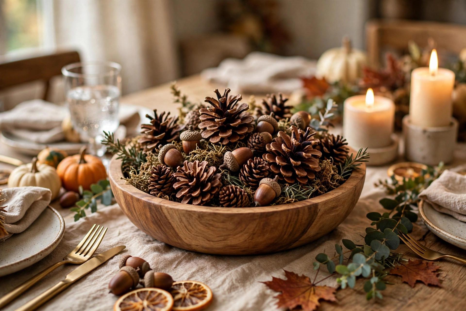 Budget Friendsgiving Table Decorations idea 4