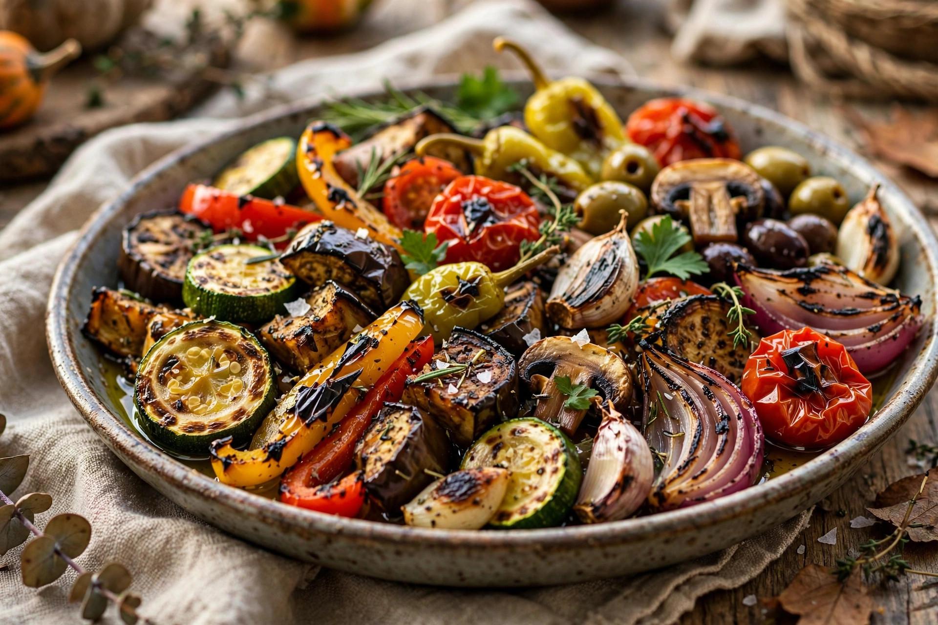 No-reheat Thanksgiving potluck dish in a serving bowl