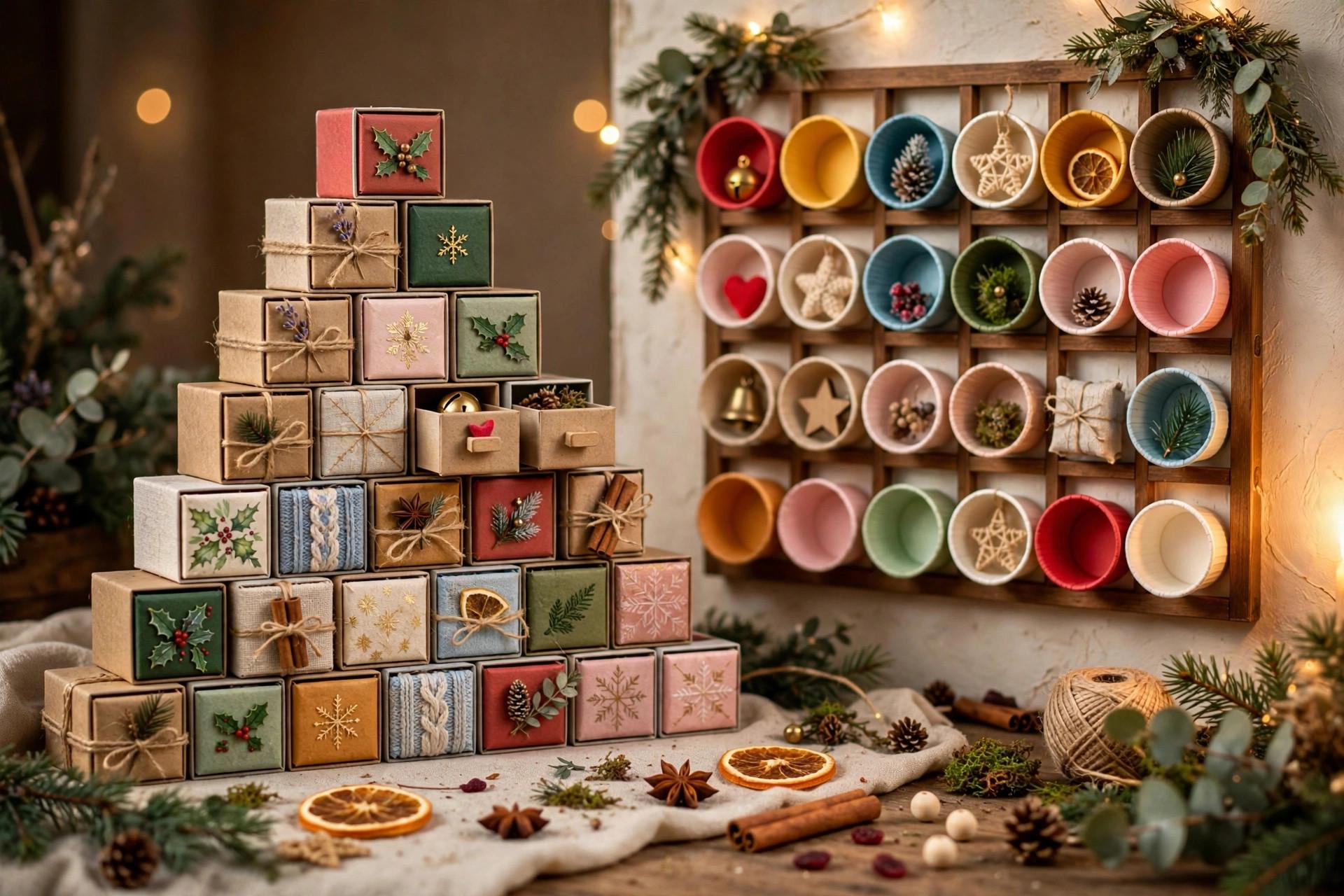 Easy Diy Advent Calendar Homemade idea 4