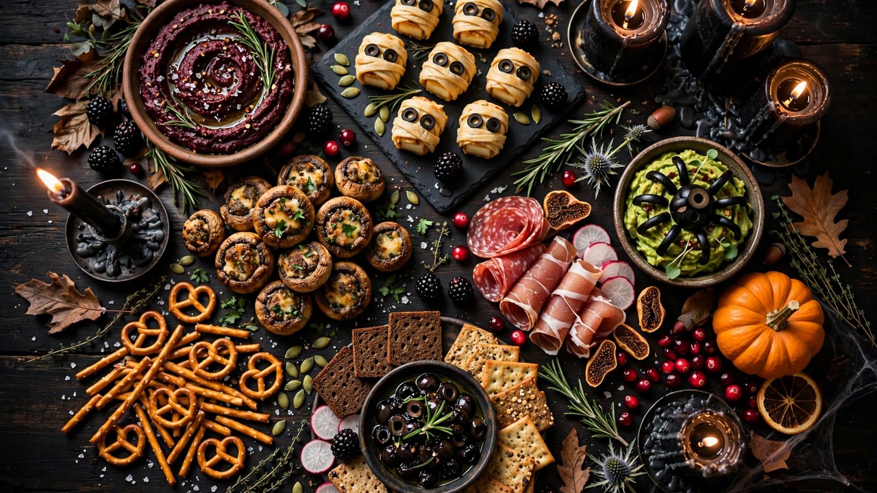 Easy Halloween Party Appetizers Featured