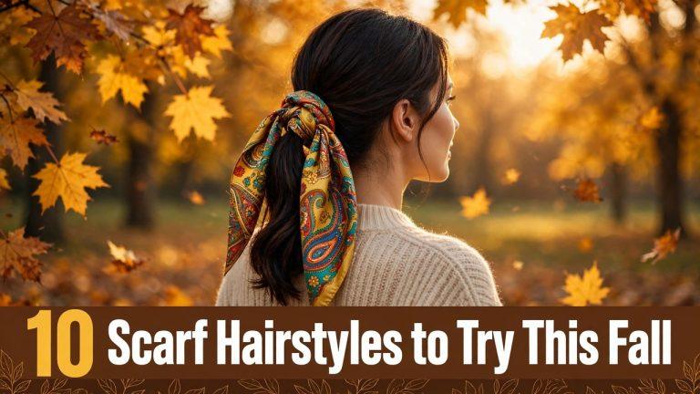 10 Scarf Hairstyles to Try This Fall — featured poster image