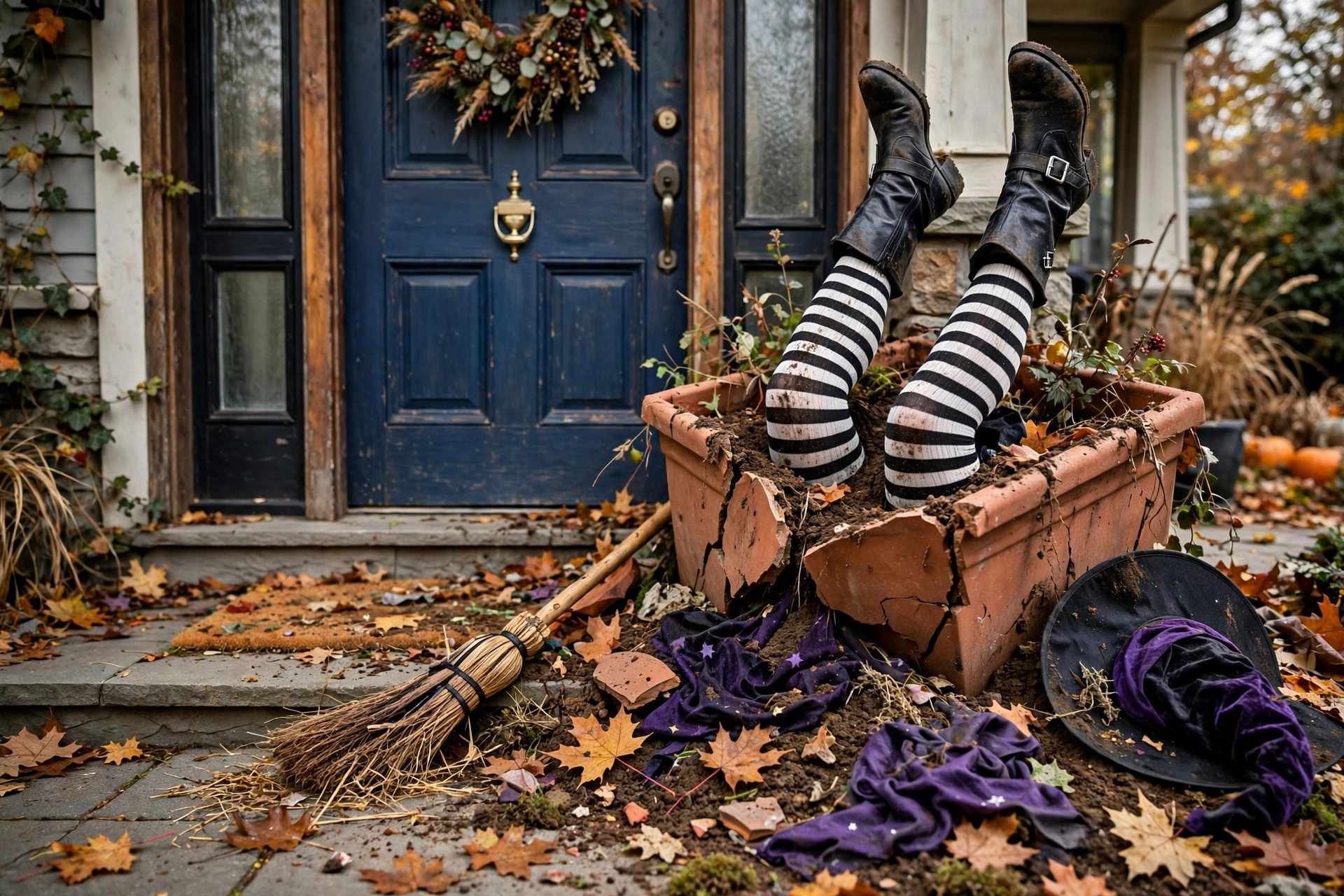 Halloween Porch Decor idea 3