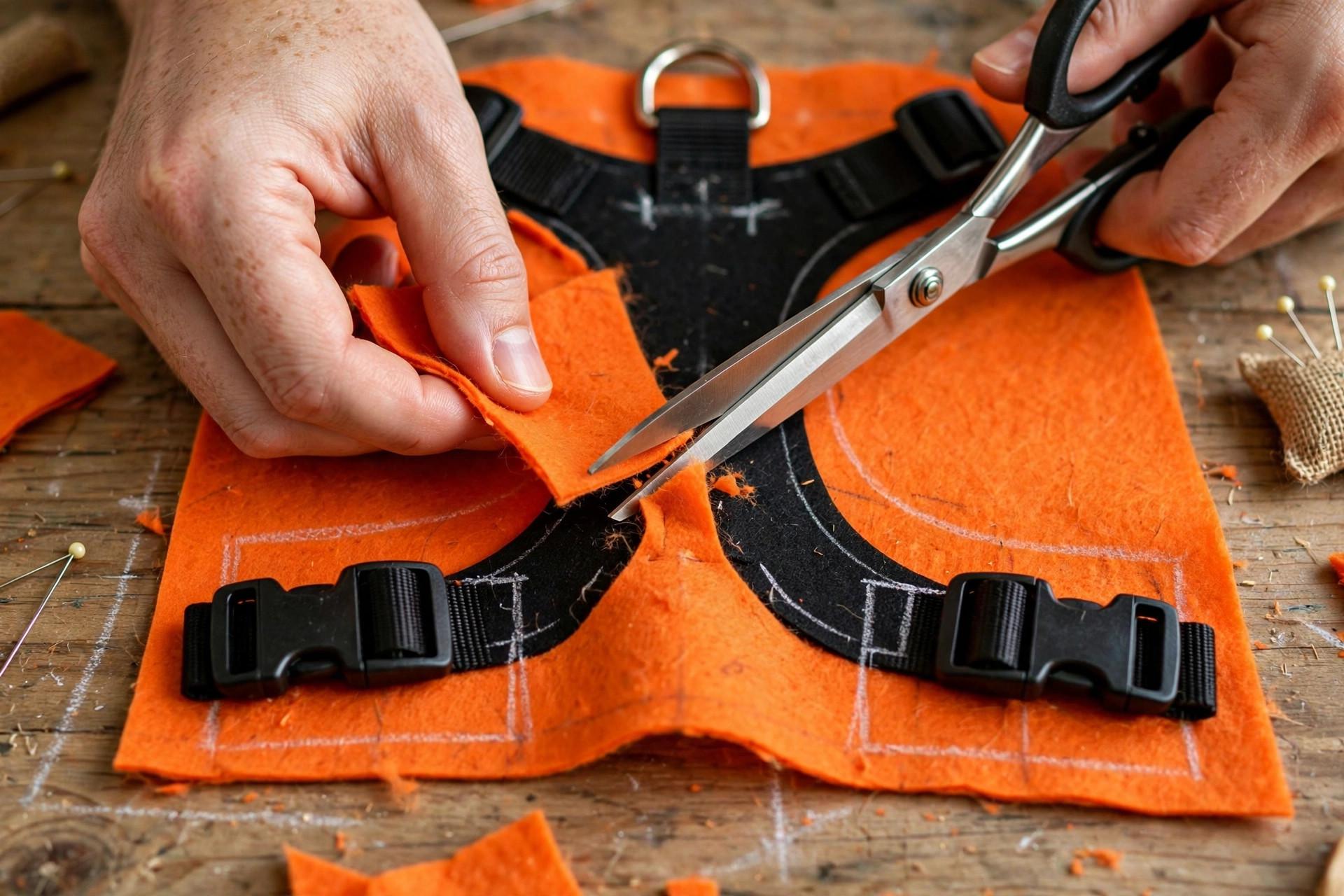 Diy Dog Halloween Costume Harness Friend idea 4