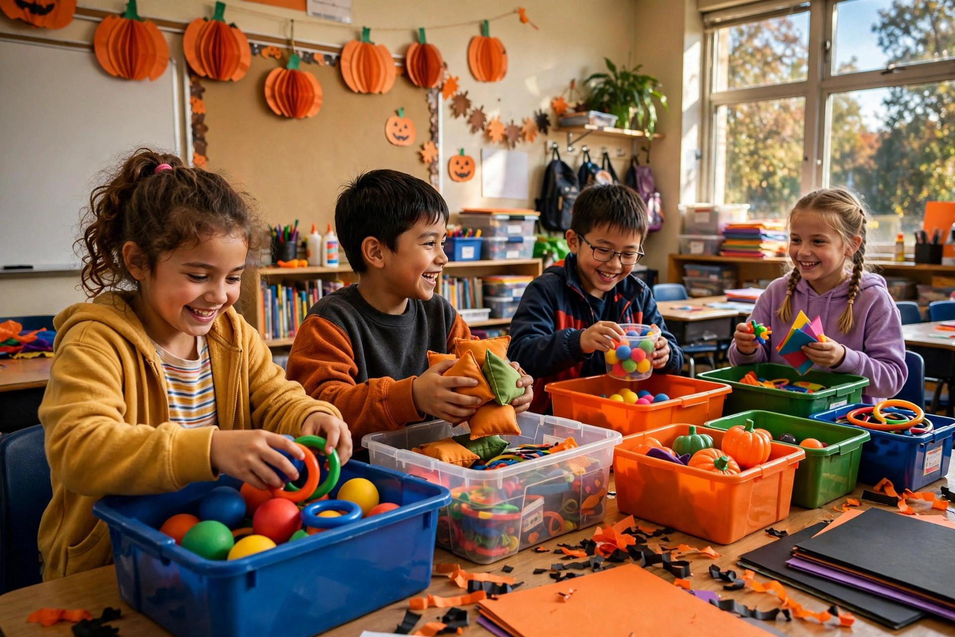 Candy Free Halloween Classroom Games idea 3