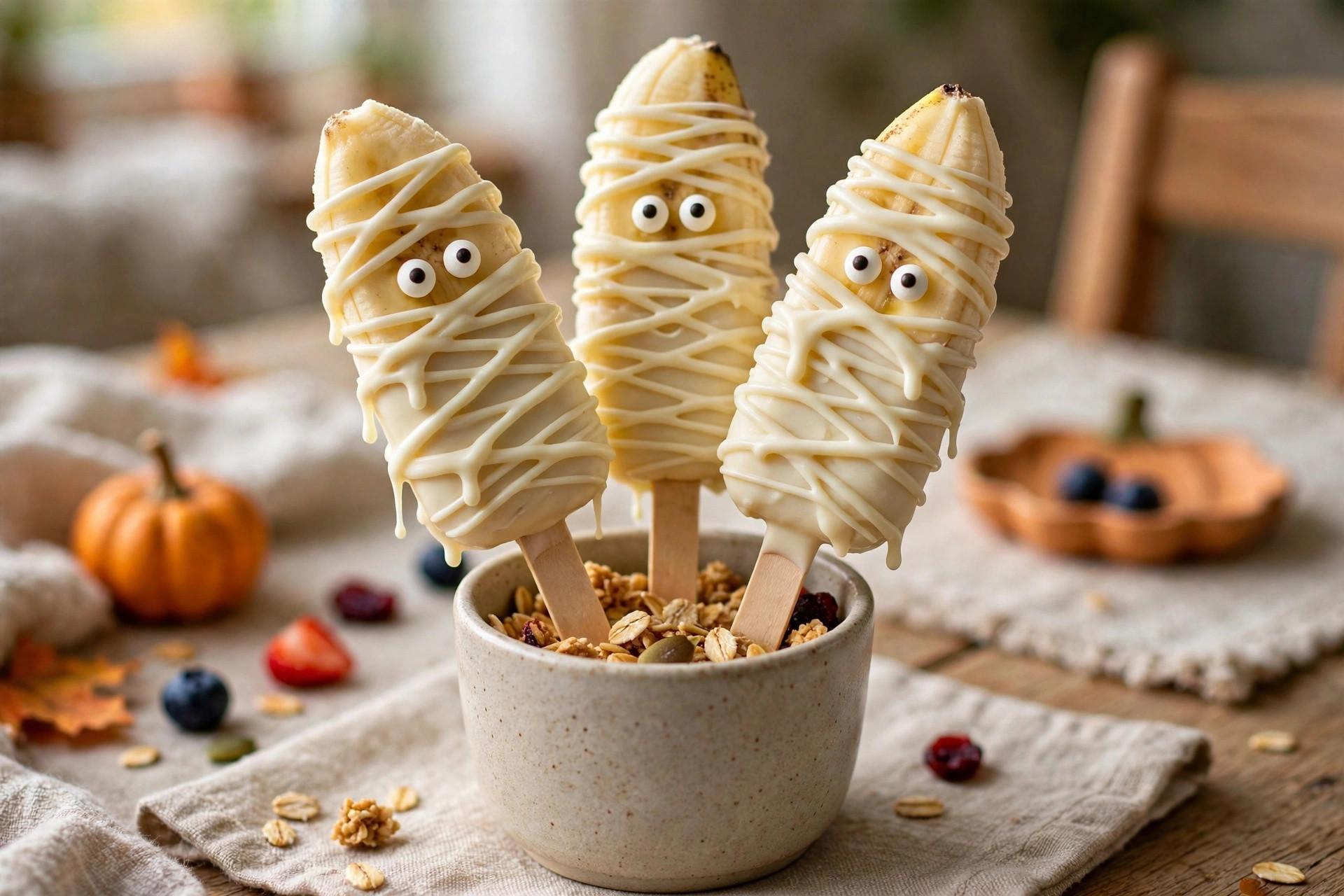Mummy Banana Pops