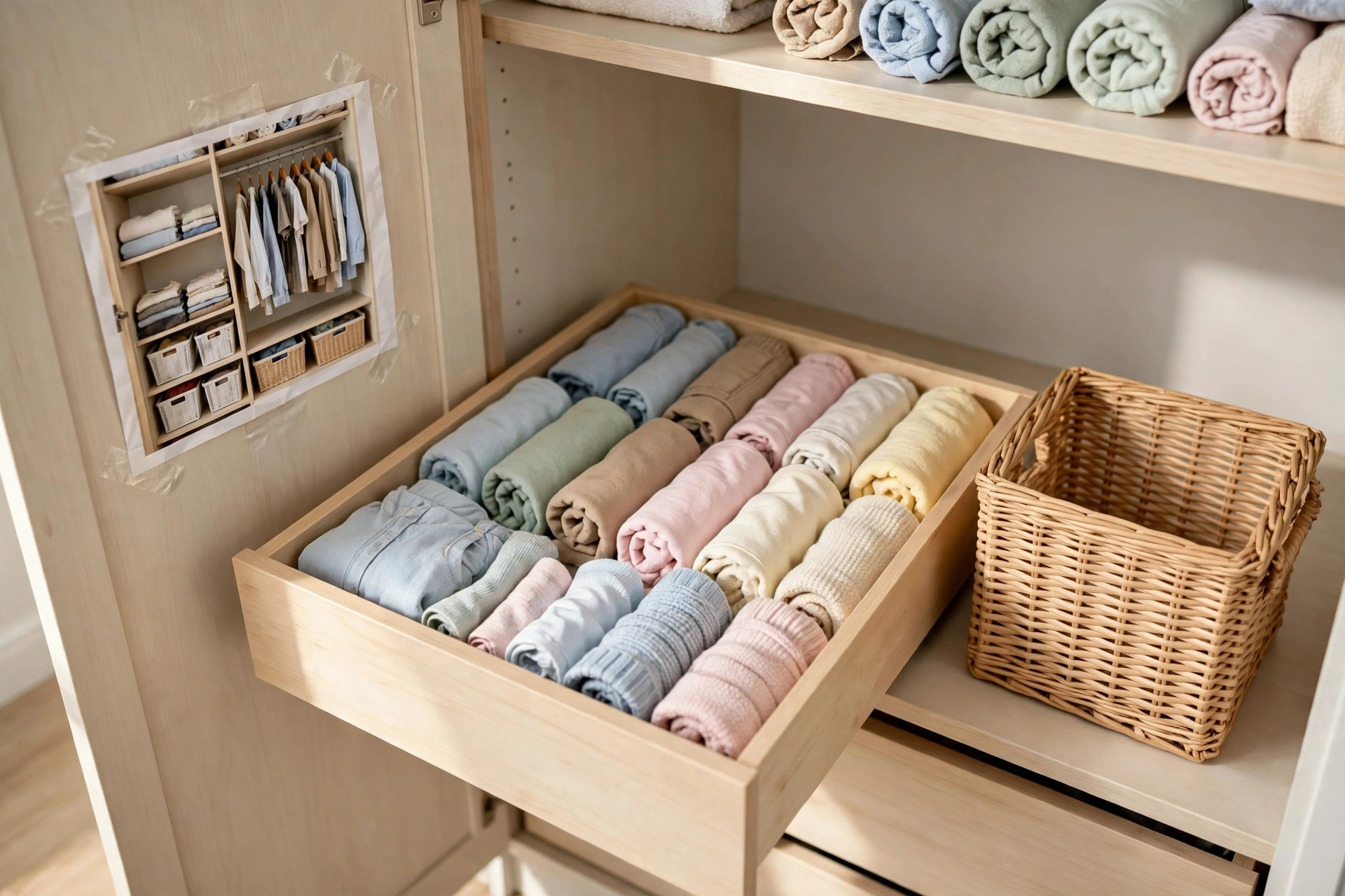 Kids Small Closet Organization idea 5