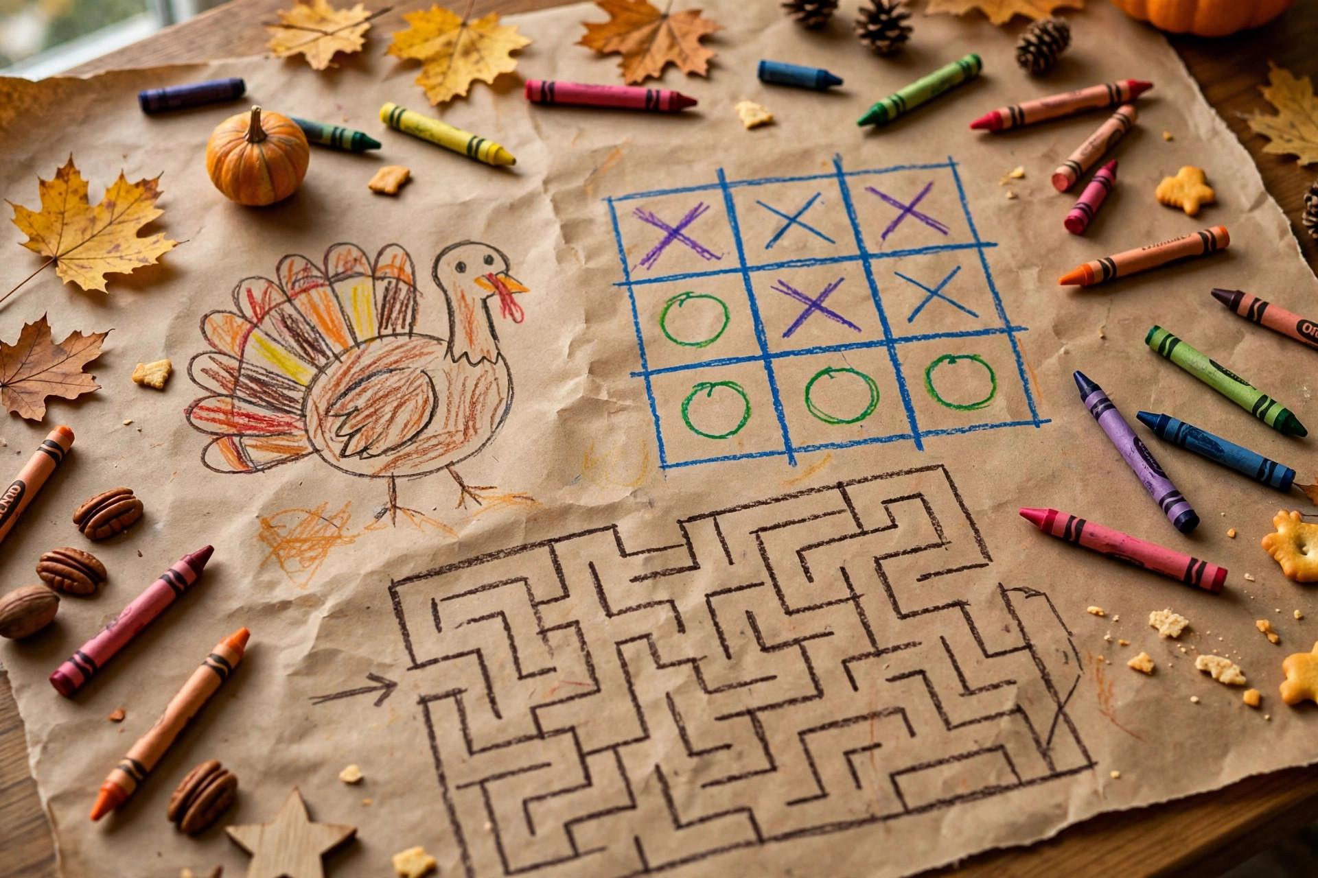 Low Mess Thanksgiving Kids Table Craft P idea 1