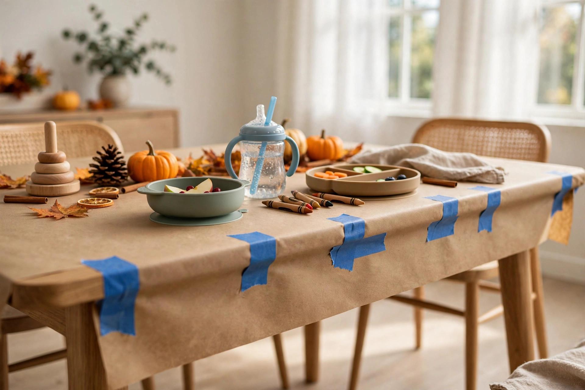Low Mess Thanksgiving Kids Table Craft P idea 2