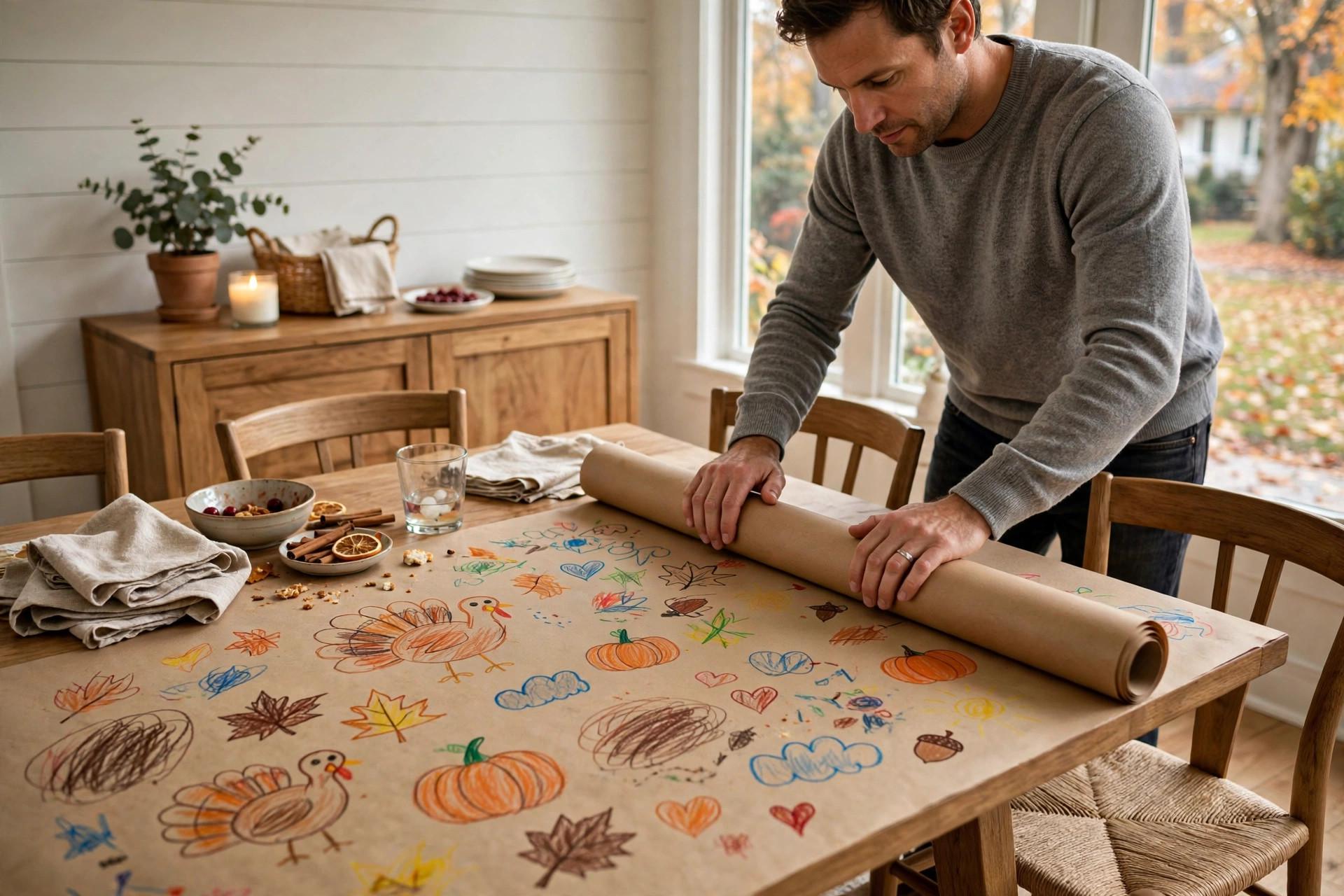 Low Mess Thanksgiving Kids Table Craft P idea 4