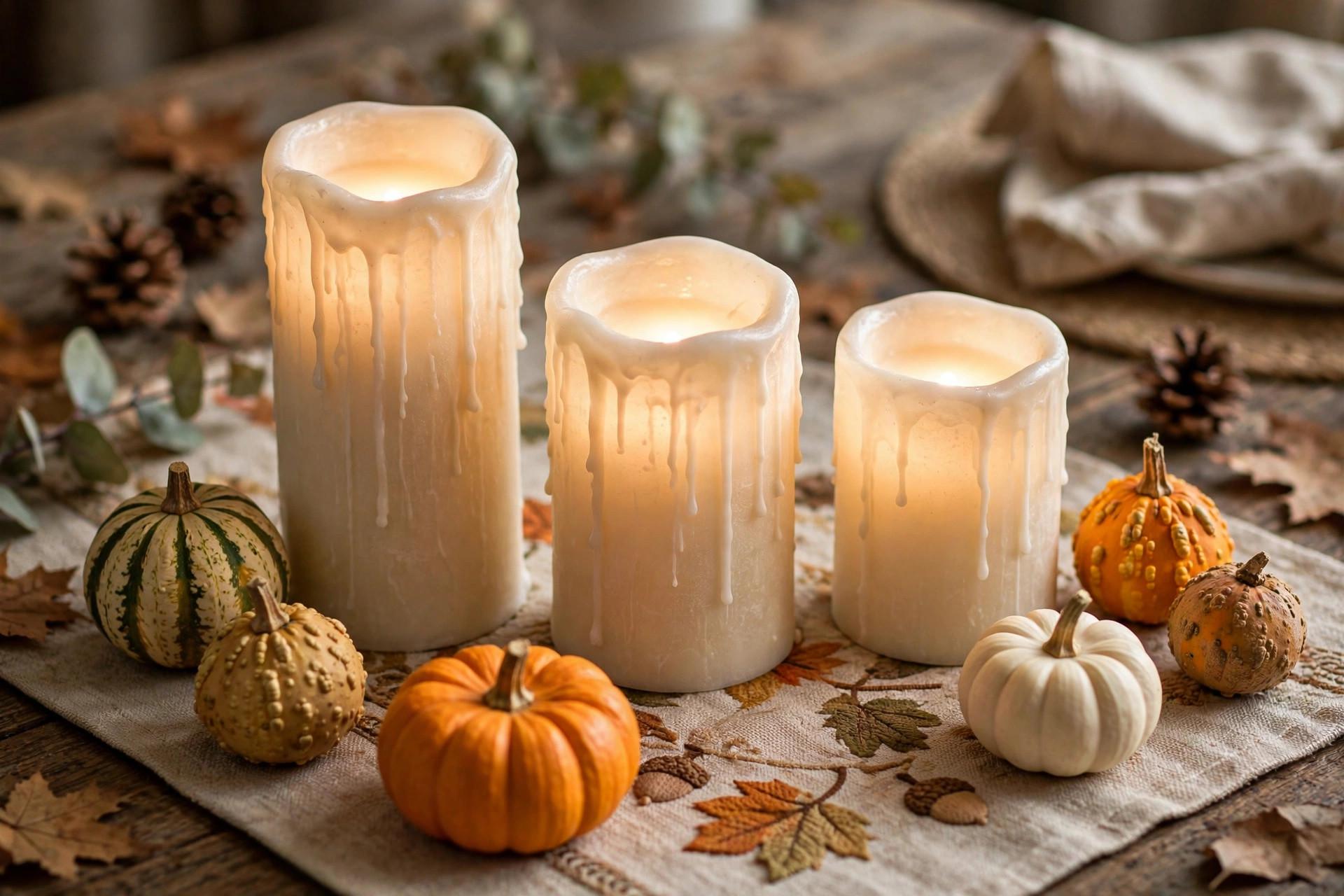 Low Thanksgiving Centerpiece Small Table idea 2