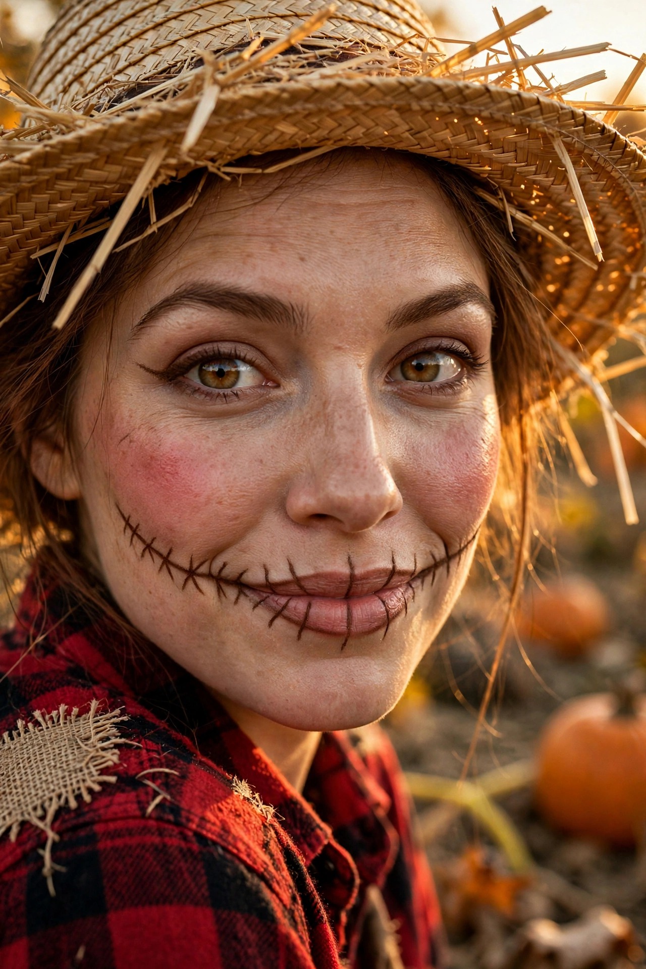 Scarecrow costume idea for last minute DIY Halloween costumes