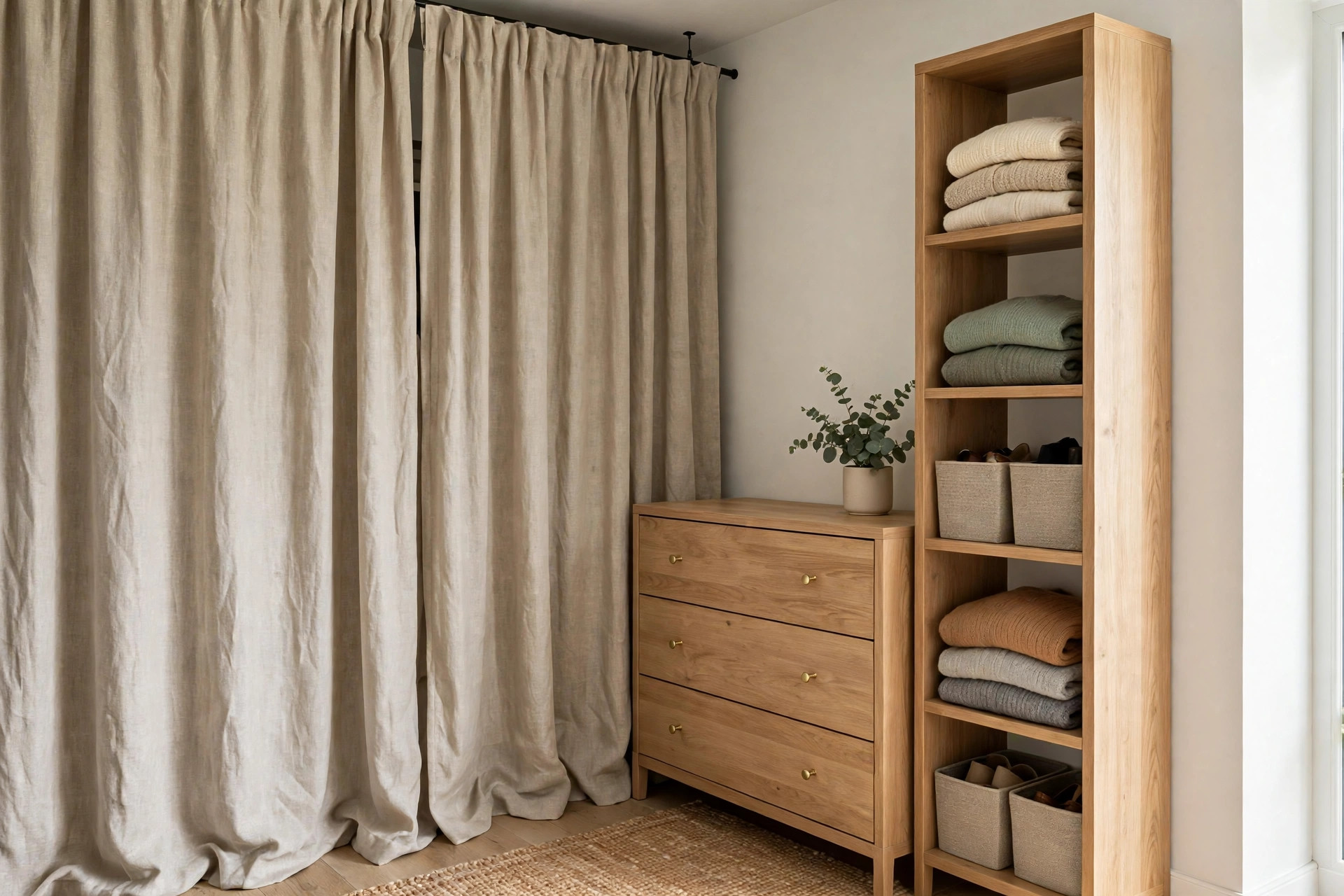 No Closet Bedroom Wardrobe Ideas Renters idea 2
