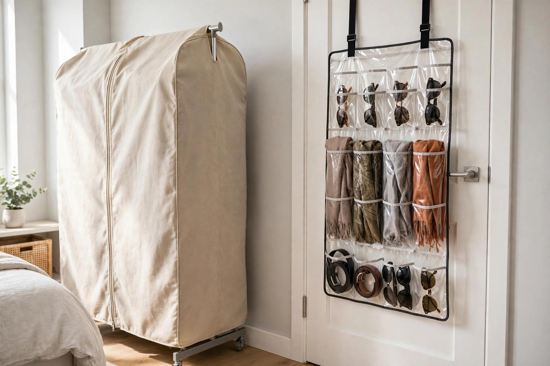No Closet Bedroom Wardrobe Ideas Renters idea 3