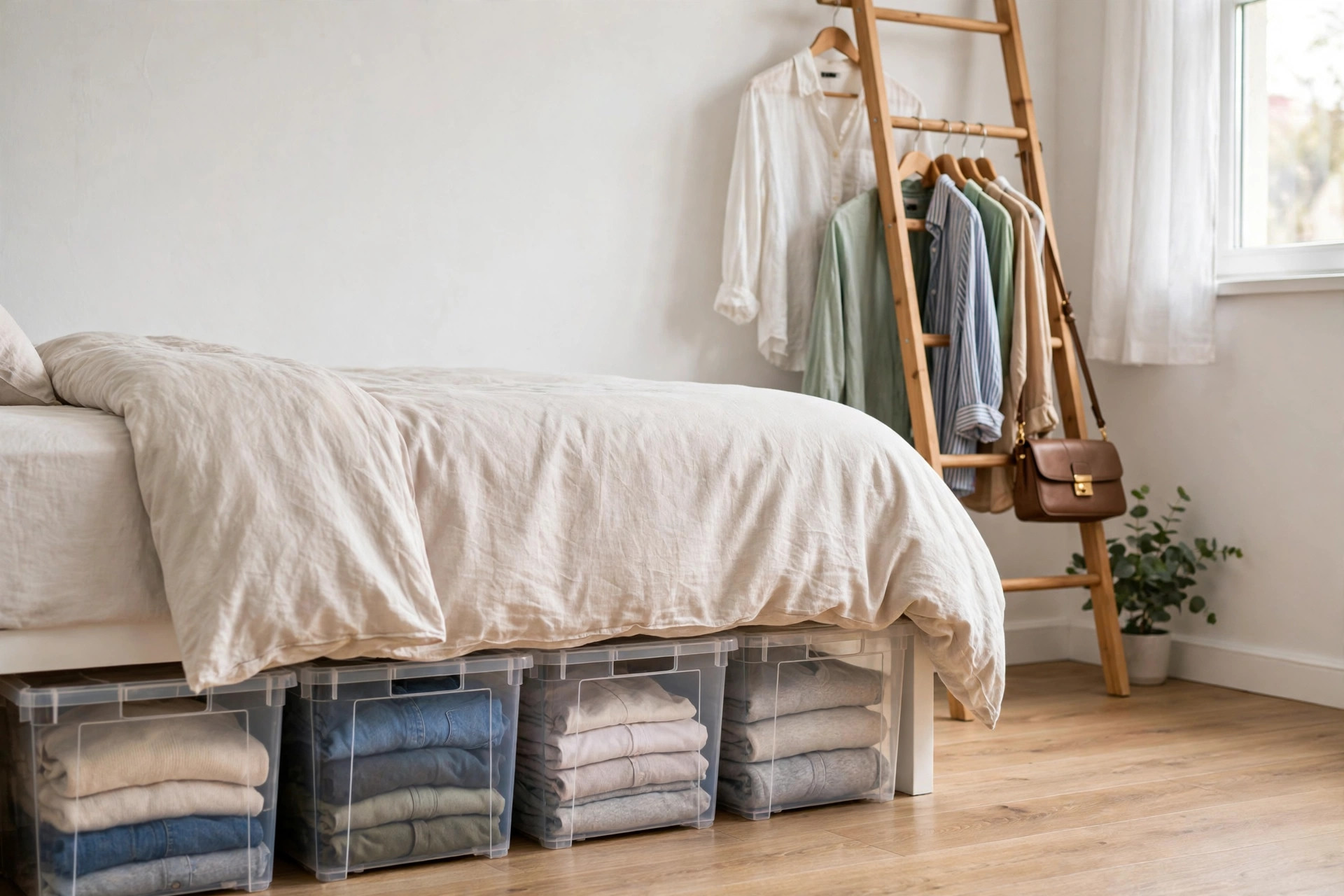 No Closet Bedroom Wardrobe Ideas Renters idea 4