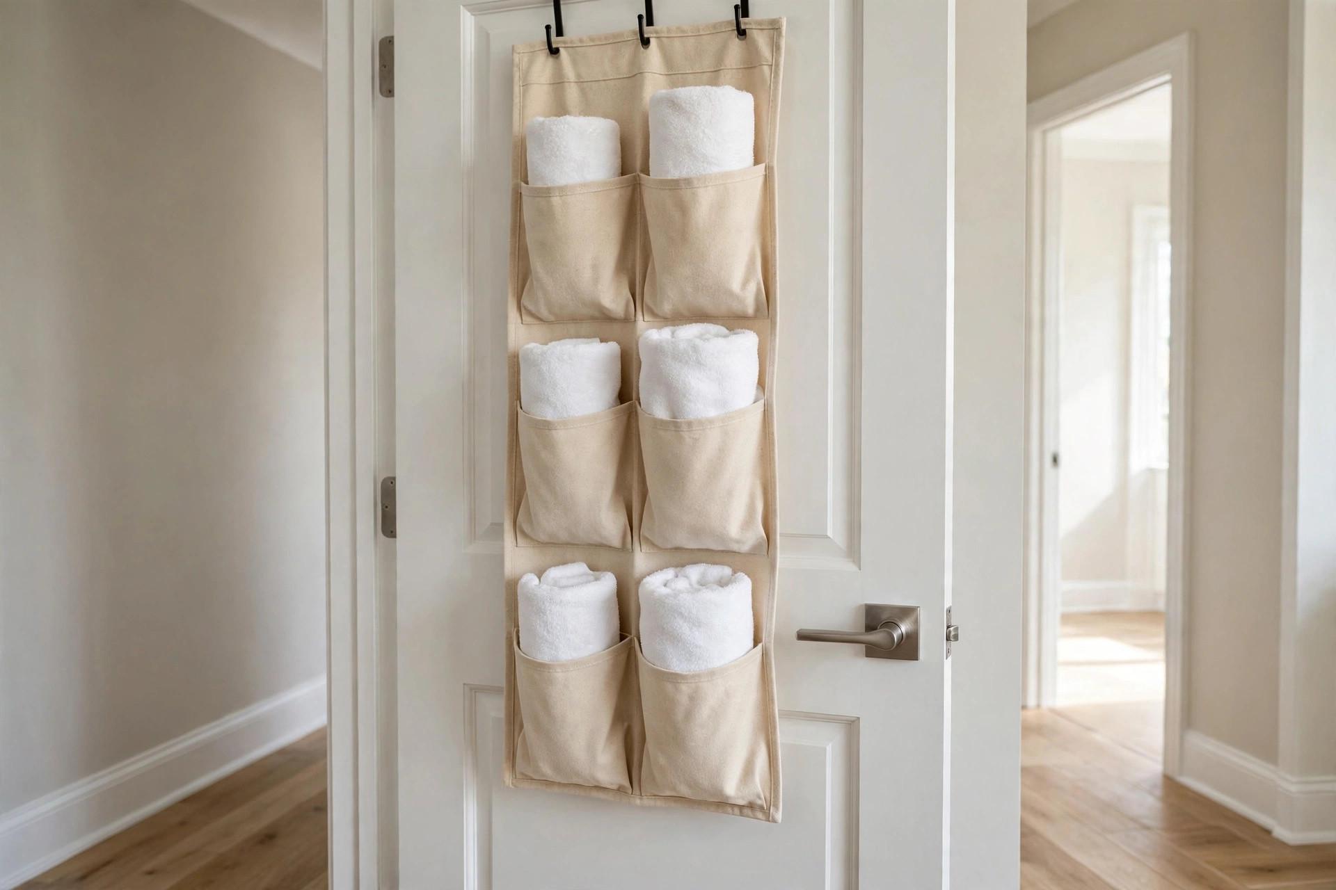 No Linen Closet Hallway Storage idea 1
