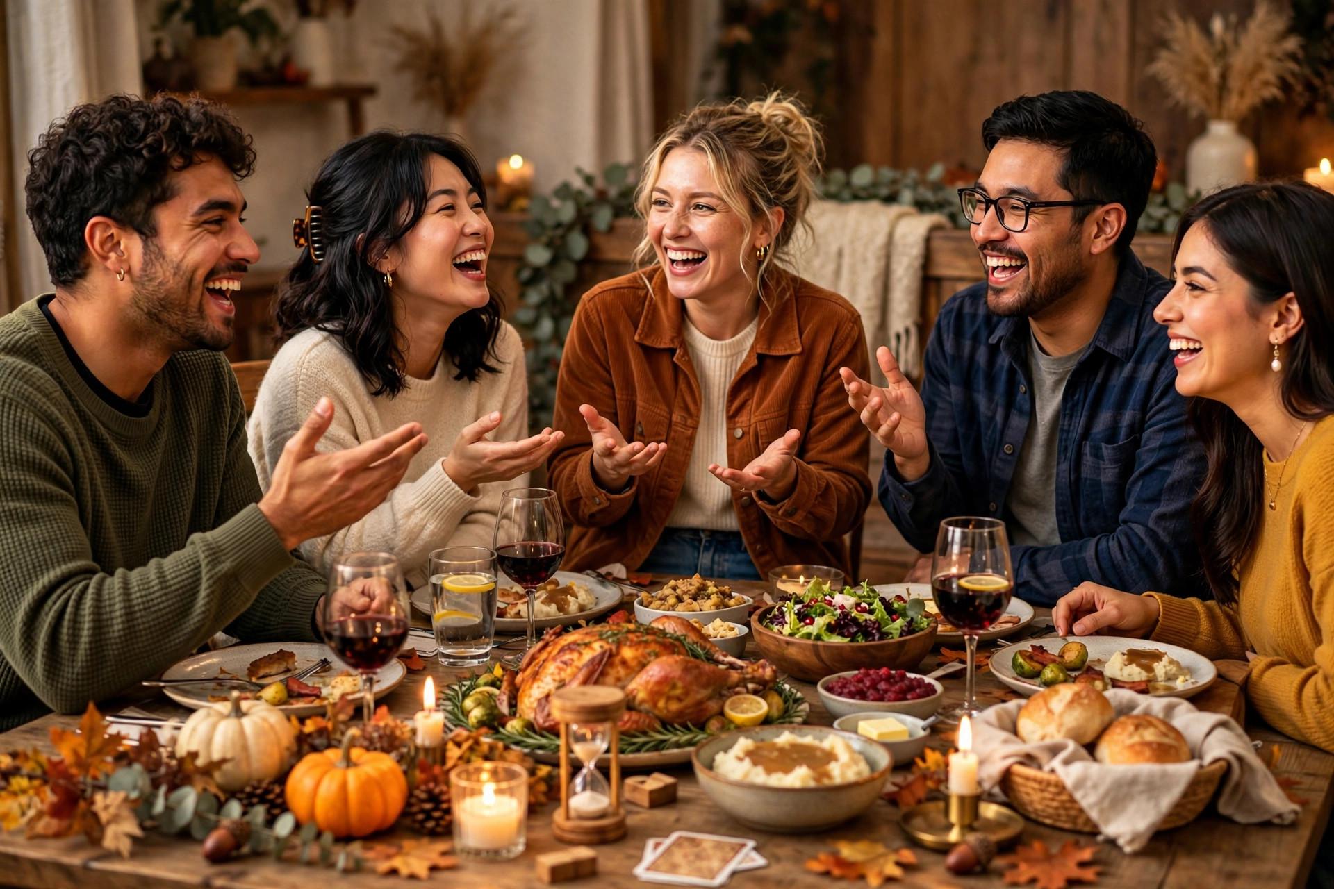 No Print Friendsgiving Games Dinner Tabl idea 3