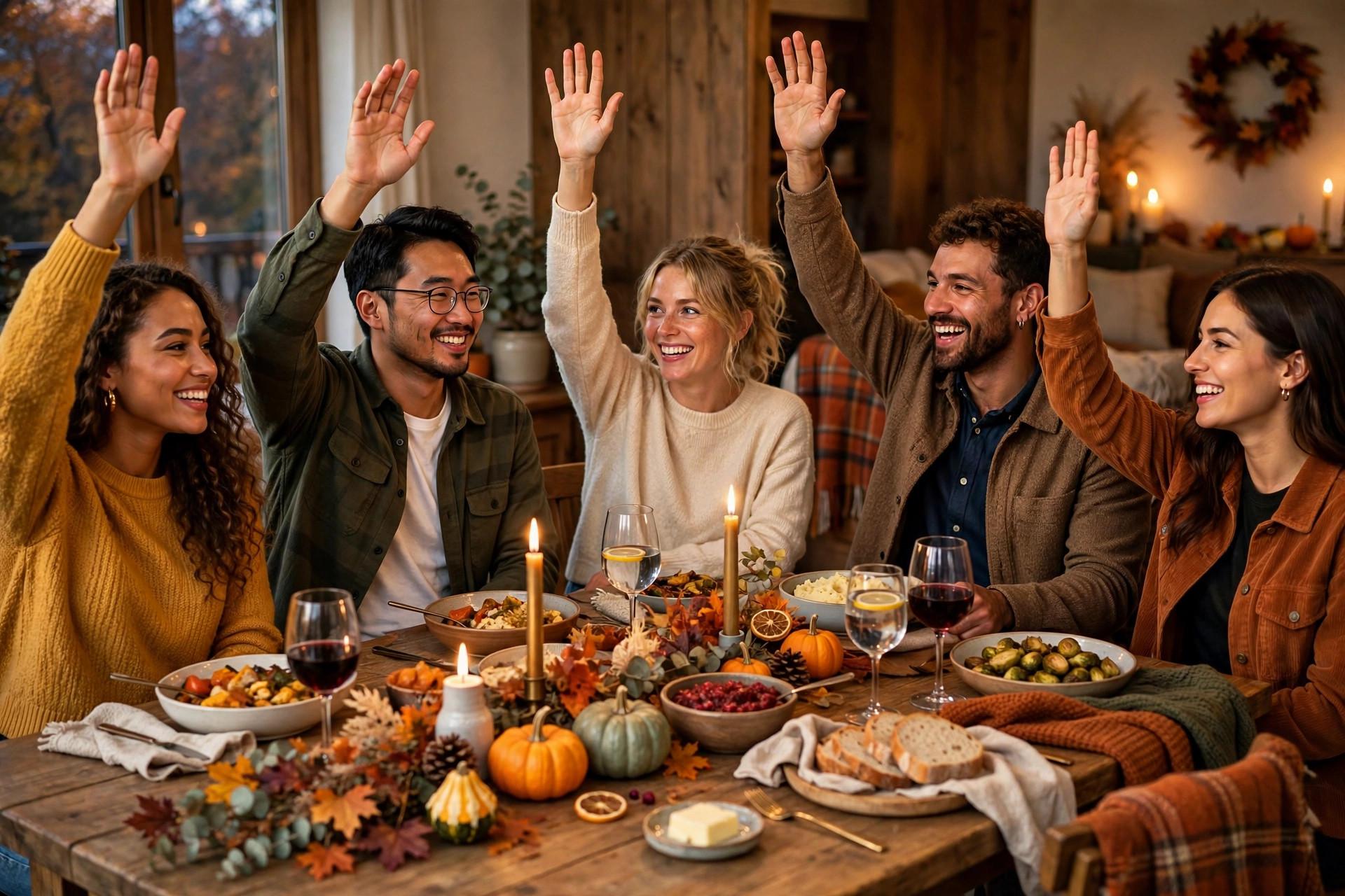 No Print Friendsgiving Games Dinner Tabl idea 5