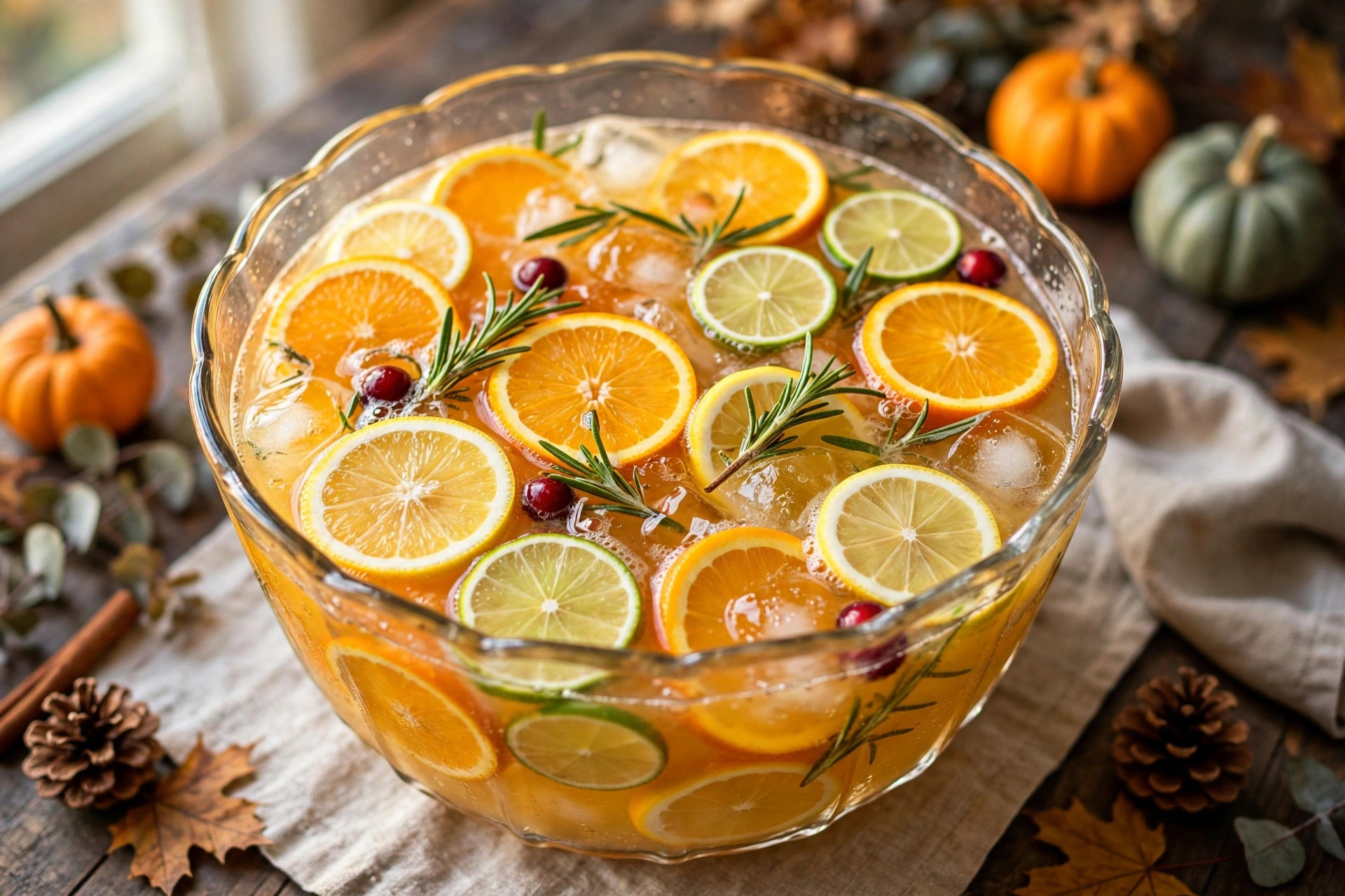 Non Alcoholic Thanksgiving Punch Crowd idea 1
