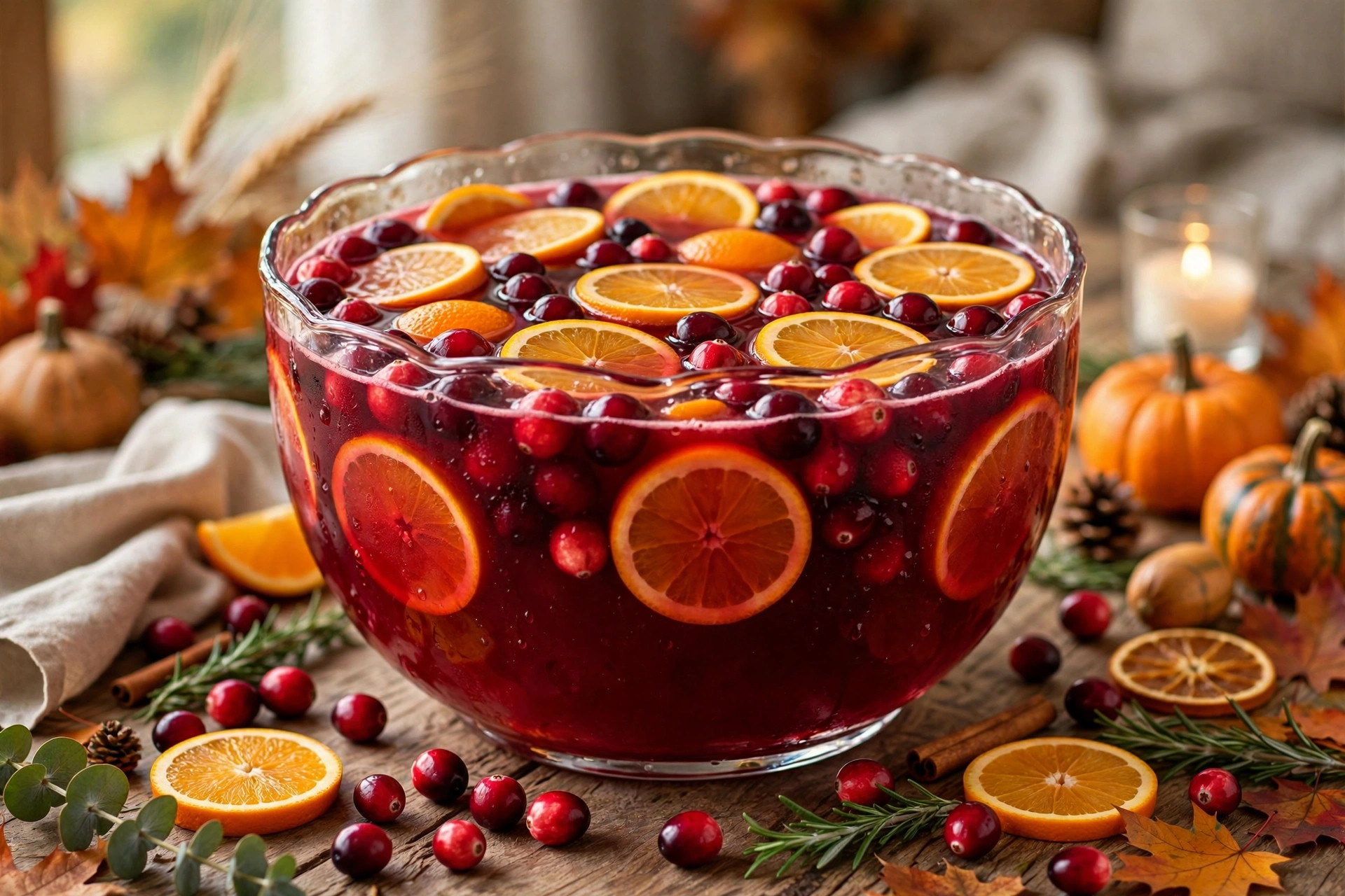 Non Alcoholic Thanksgiving Punch Crowd idea 3