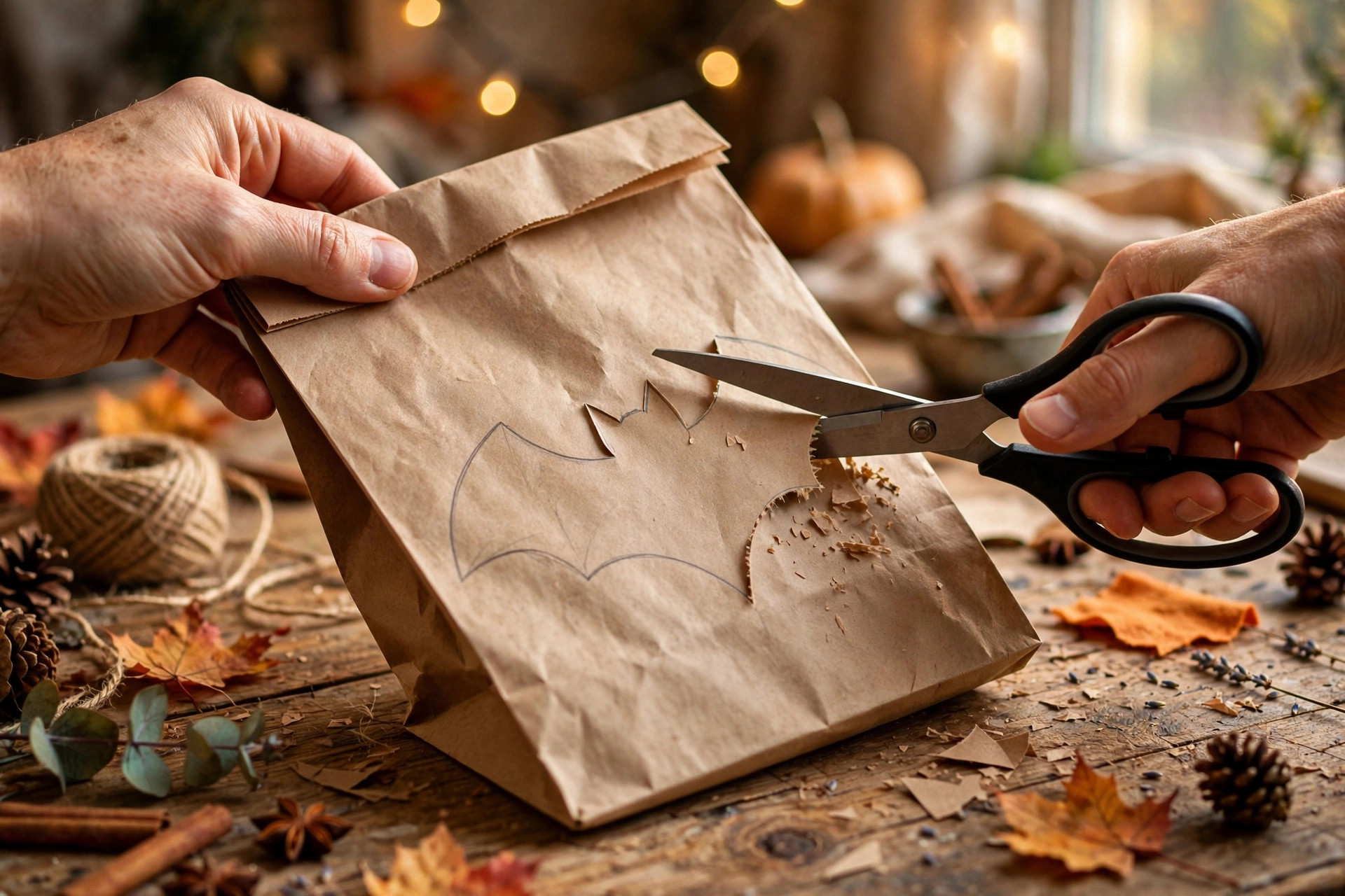 Paper Bag Luminaries Halloween Led idea 1
