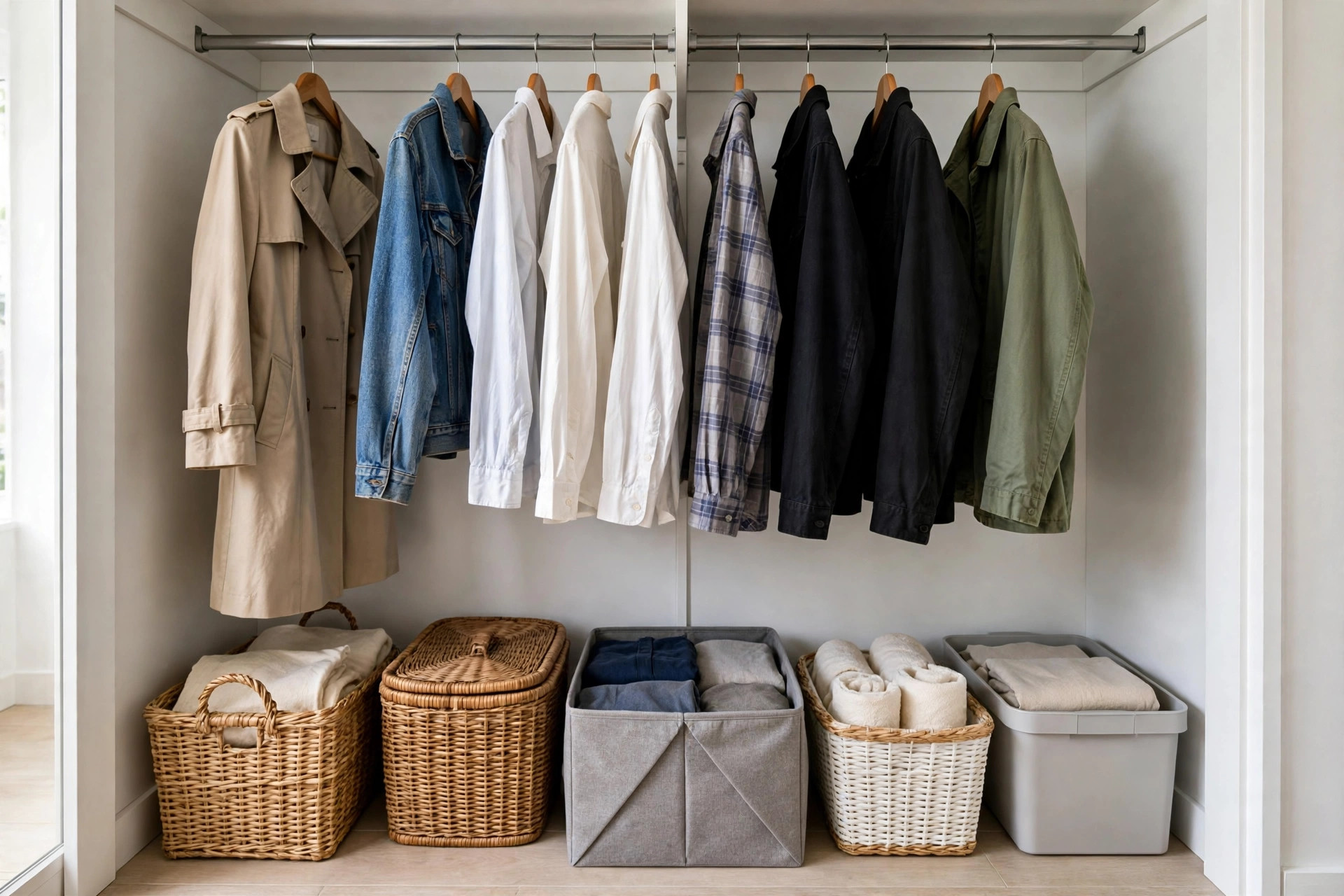 Renter Friendly Closet Organization No D idea 3