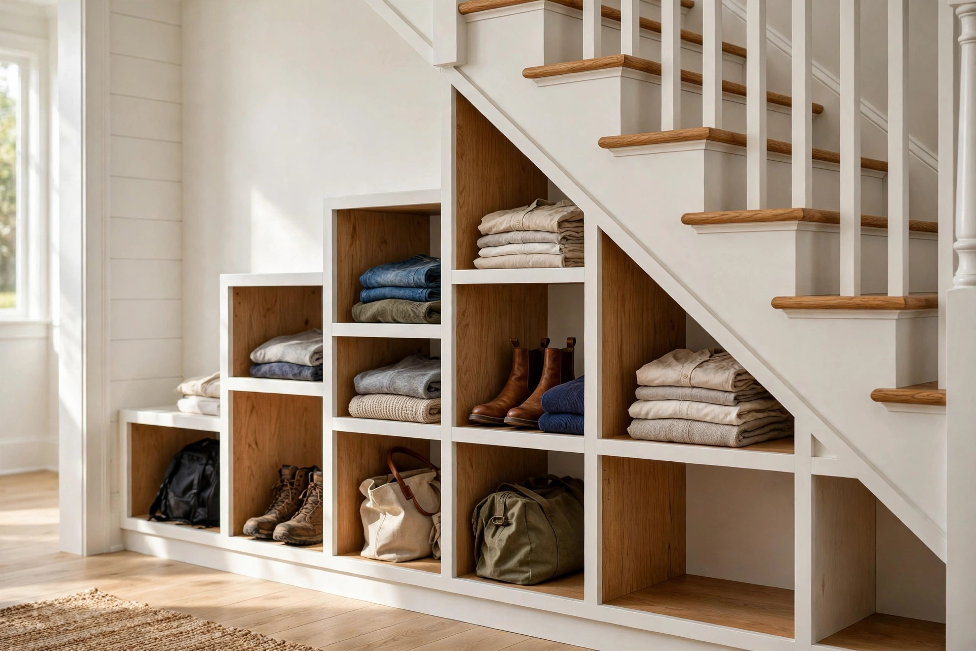Under Stairs Closet Wardrobe Conversion idea 5