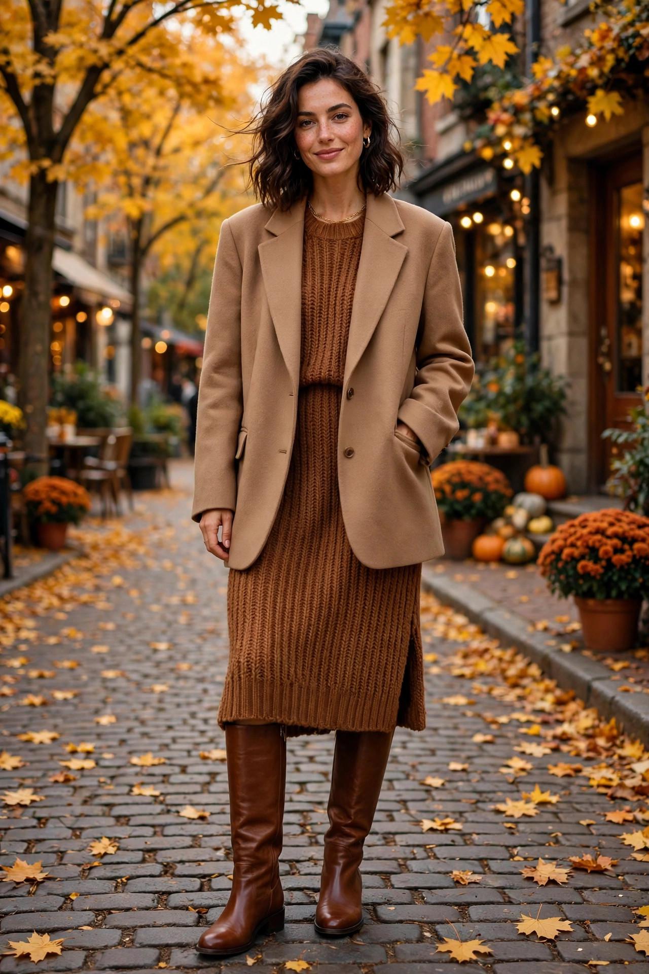 Oversized blazer outfit idea 5