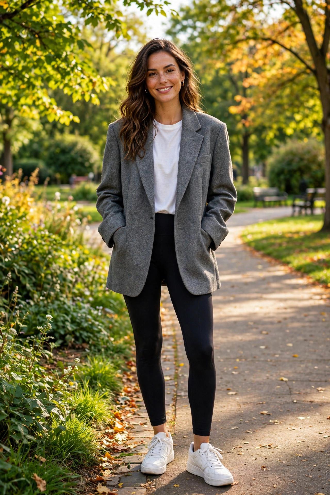 Oversized blazer outfit idea 6
