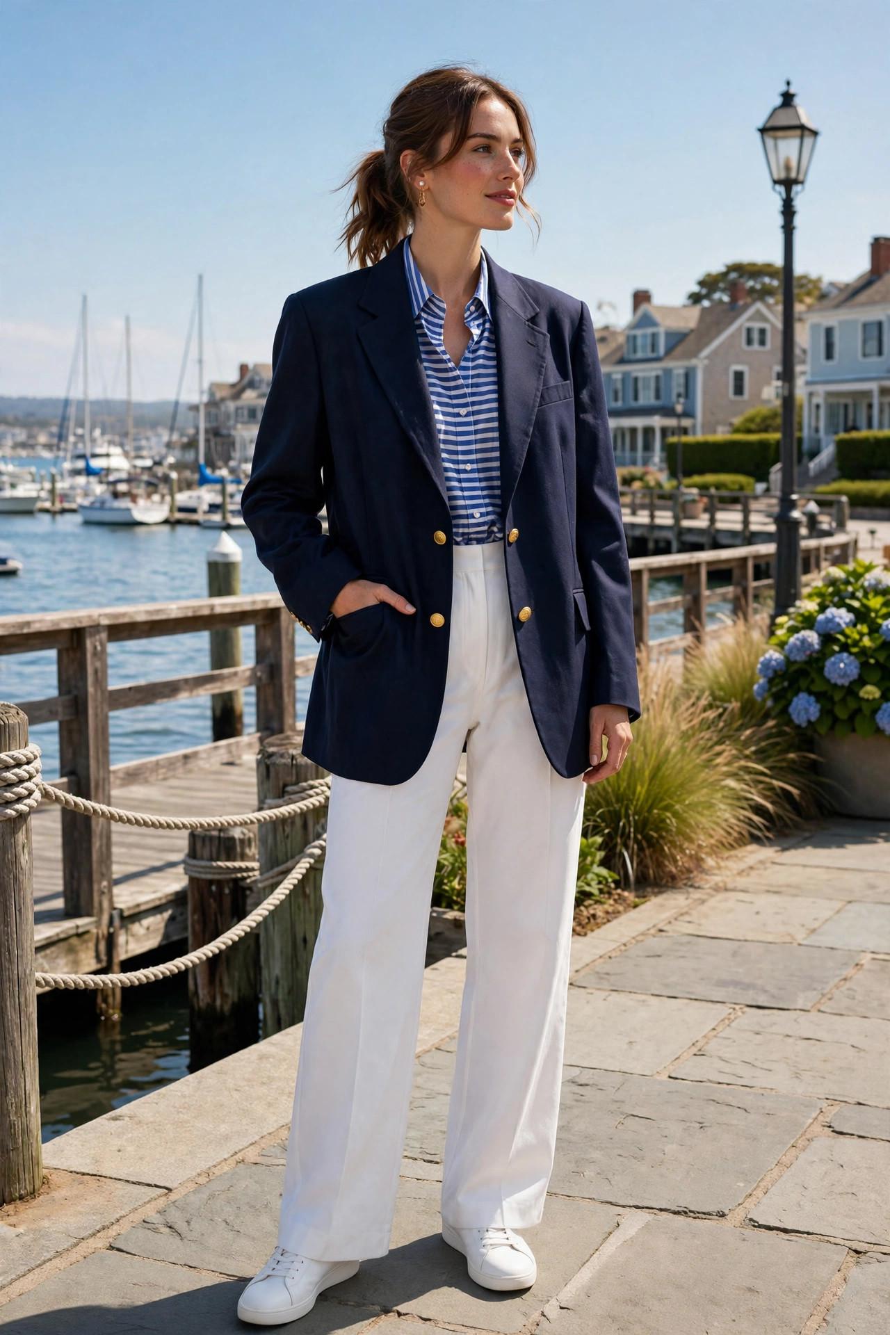 Oversized blazer outfit idea 7