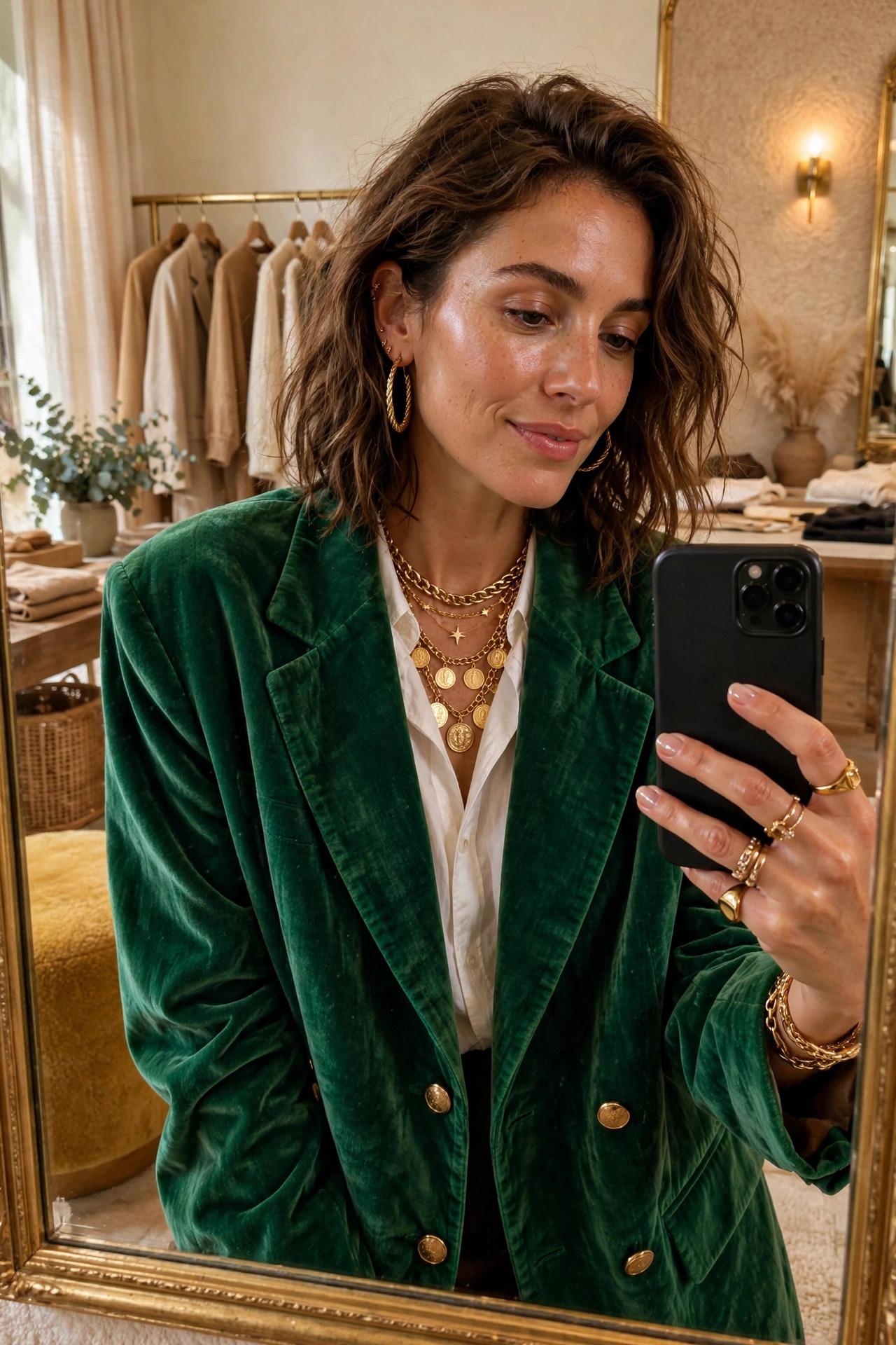 Oversized blazer outfit idea 8