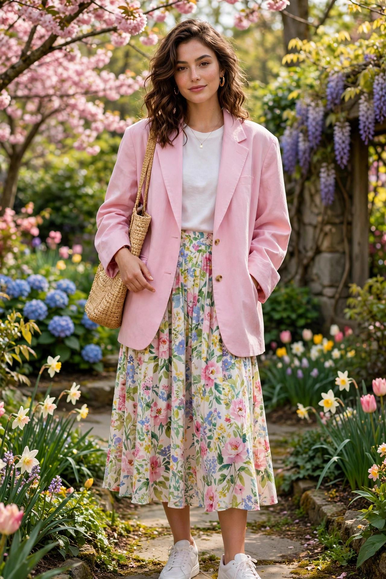 Oversized blazer outfit idea 9