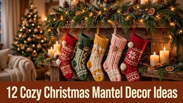 12 Cozy Christmas Mantel Decor Ideas That Feel Festive, Not Fussy