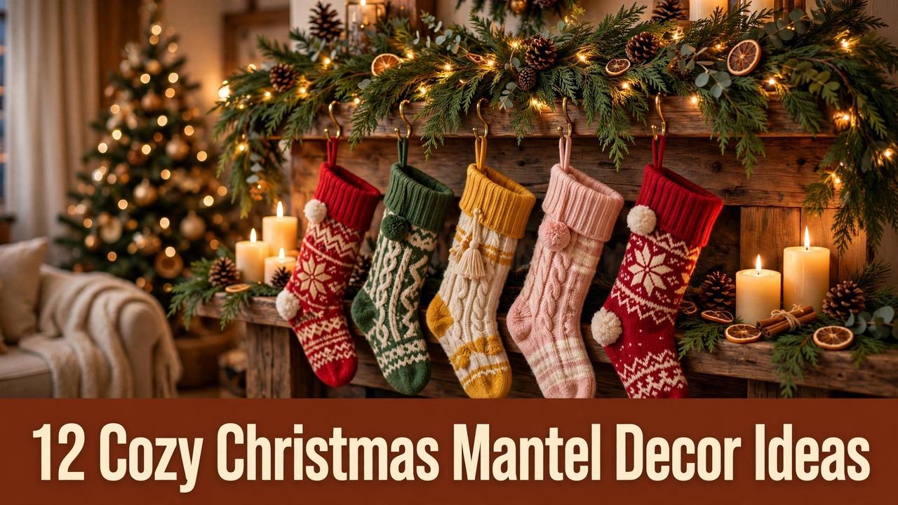 12 Cozy Christmas Mantel Decor Ideas That Feel Festive, Not Fussy