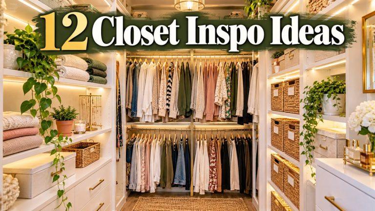 12 closet inspo ideas for a beautiful, organized wardrobe