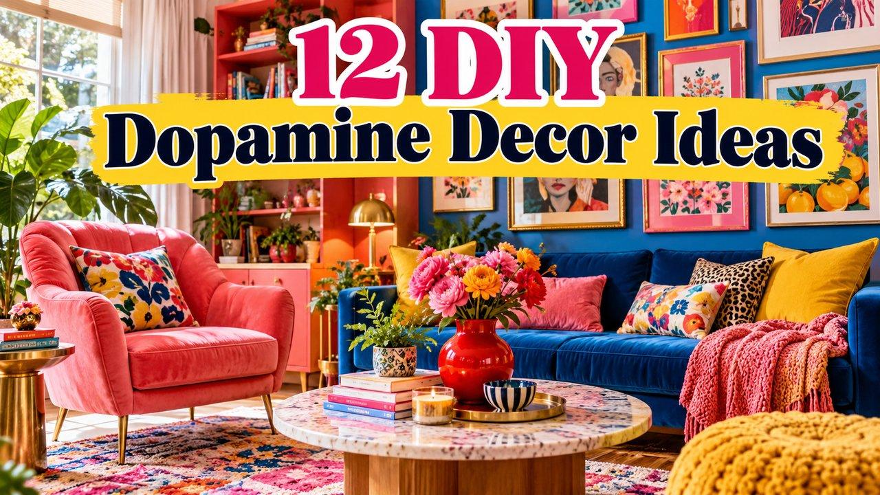 12 DIY dopamine decor ideas for a colorful happy home