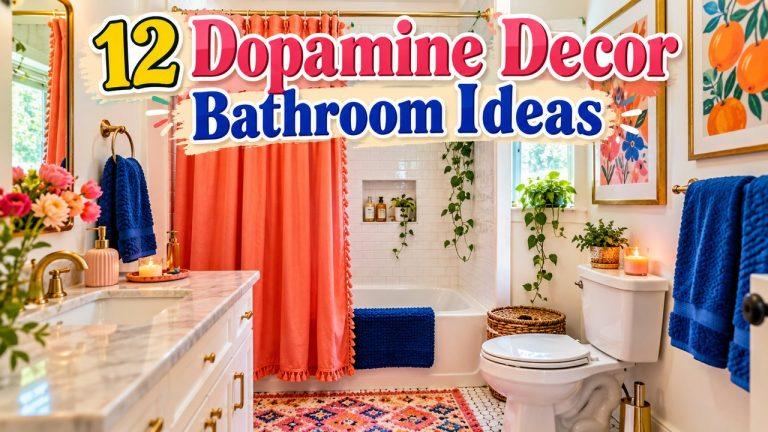12 dopamine decor bathroom ideas for a happy, colorful space