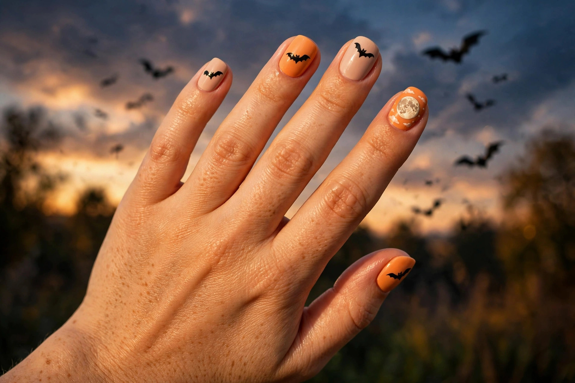 Simple Halloween Nails You Can Actually idea 5