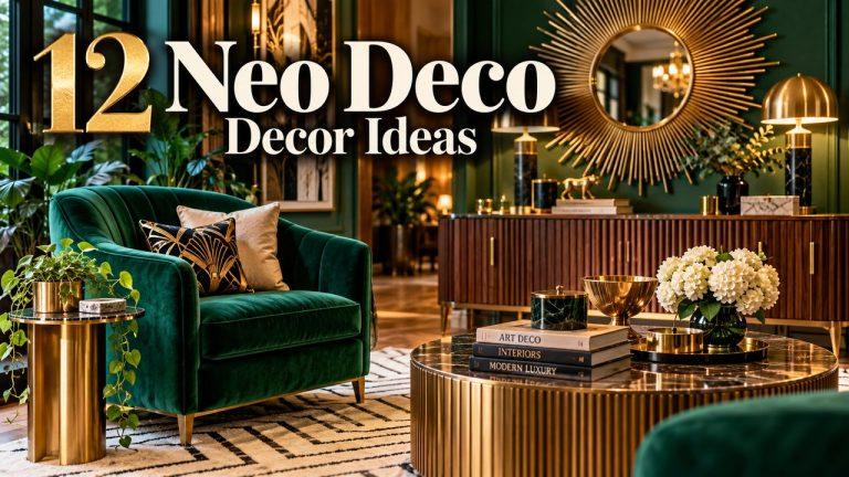 12 Neo Deco decor ideas for a modern, glamorous home