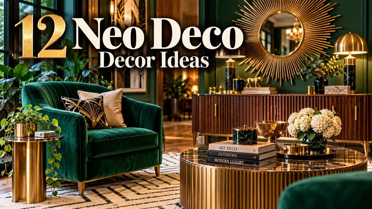 12 Neo Deco decor ideas for a modern, glamorous home